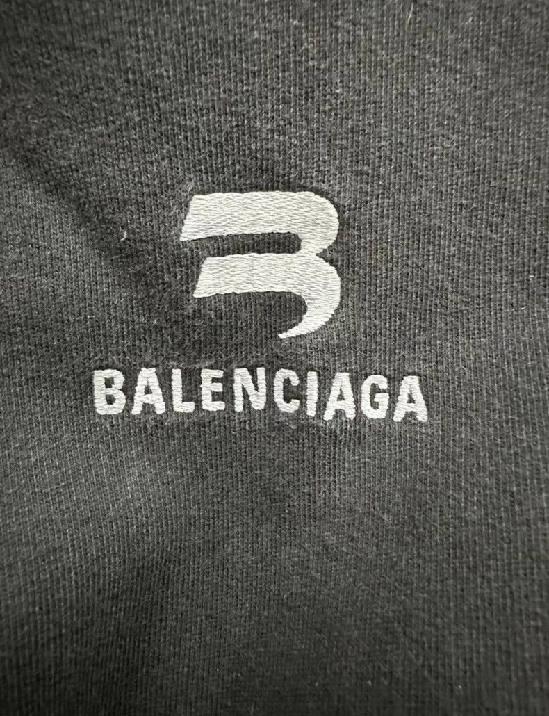 Balenciaga Balenciaga Striped Logo printed hooded casual long sleeve Size US M / EU 48-50 / 2 - 3 Thumbnail