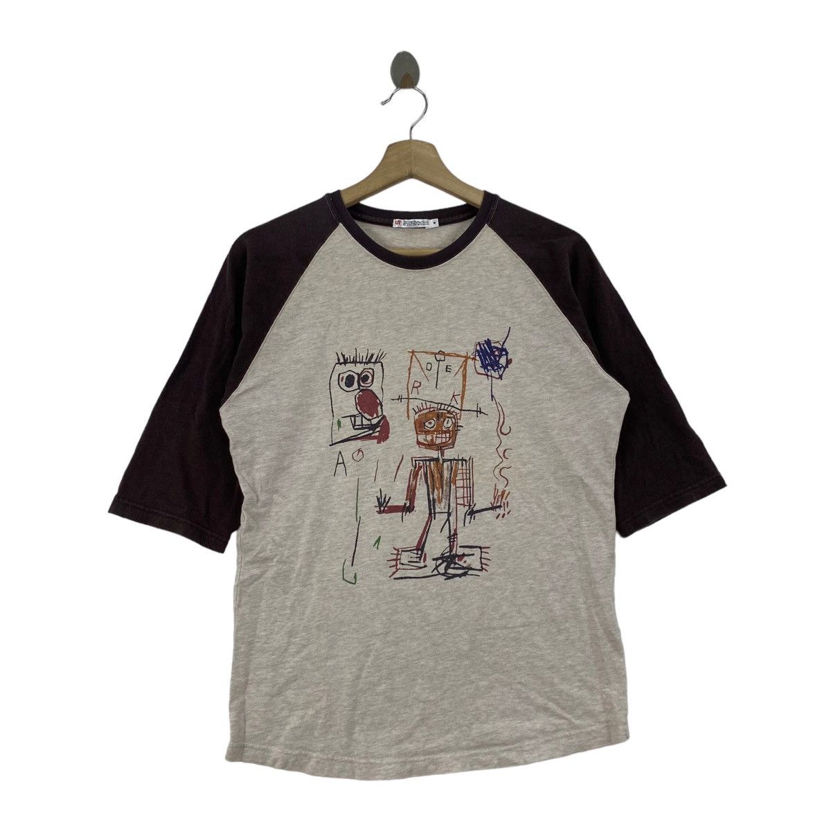 Jean-Michel Basquiat × Uniqlo JEAN MICHEL BASQUIAT x Uniqlo Artist Pop Art Raglan Size US M / EU 48-50 / 2 - 1 Thumbnail