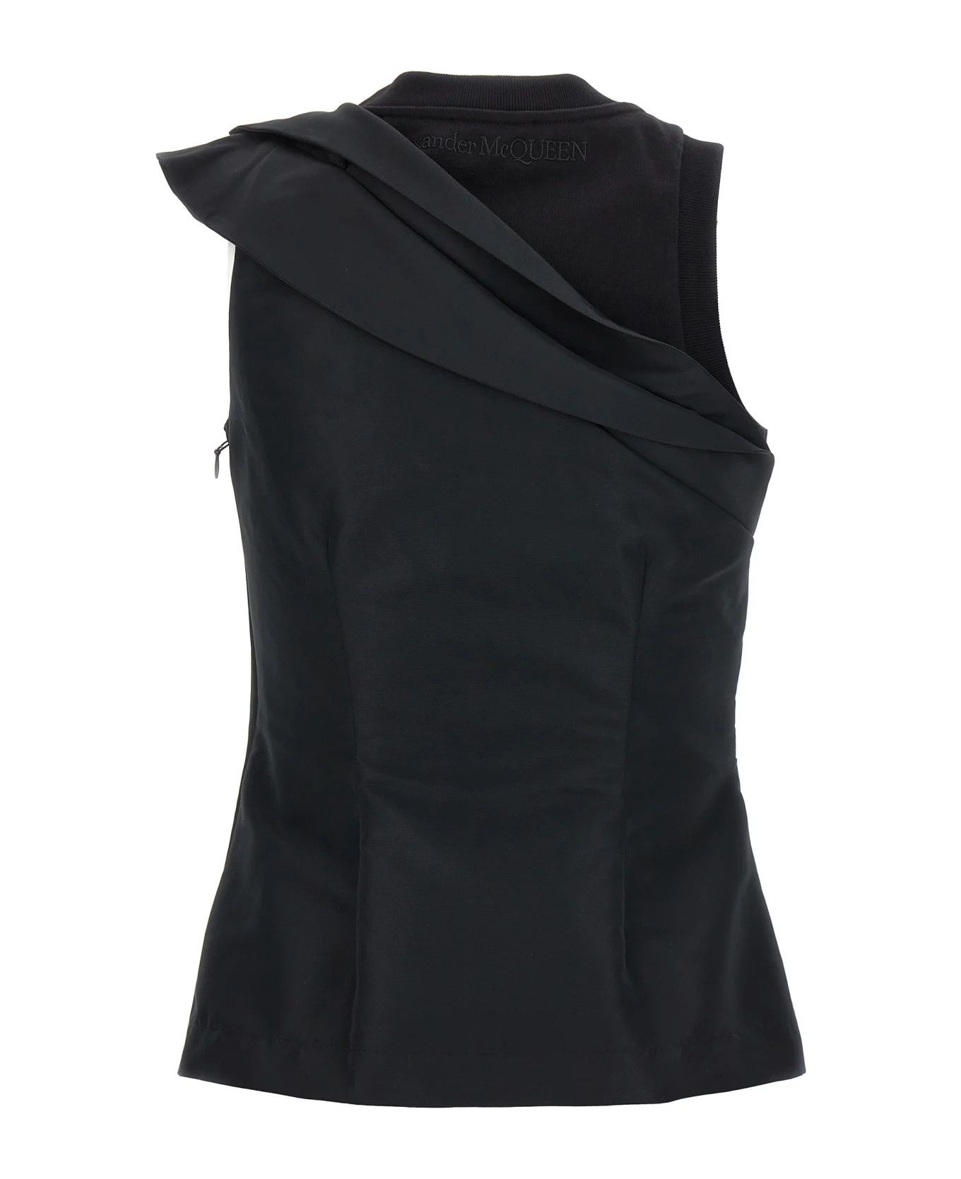 Alexander McQueen o1y0325 Tank Top in Black Size M / US 6-8 / IT 42-44 - 2 Thumbnail