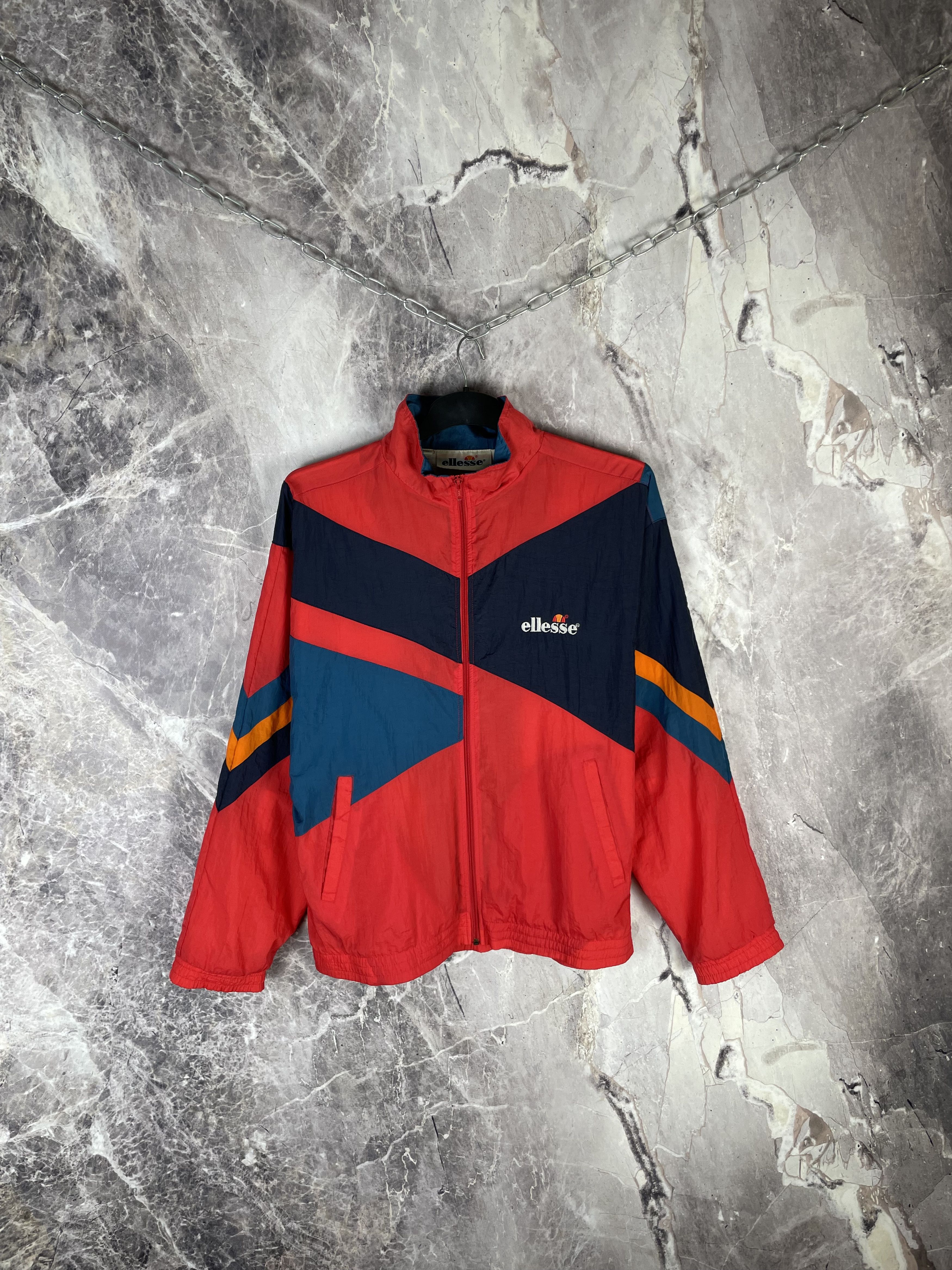 Ellesse Vintage 90s Ellesse Track Top Jacket Size US M / EU 48-50 / 2 - 1 Thumbnail