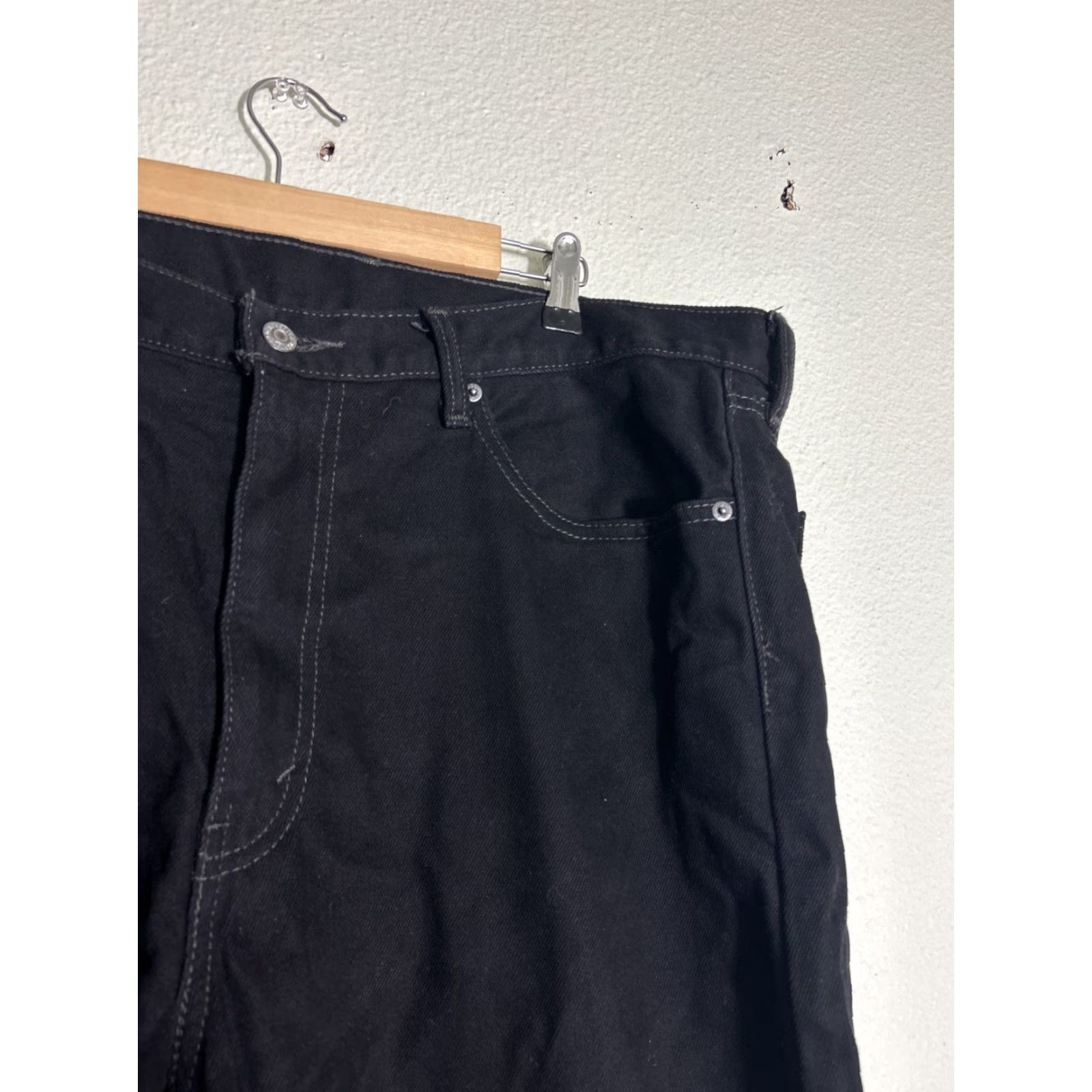 Levi's Levis 505 Black Straight Jeans Mens Size 40x32 Size Type Regular Jeans Men Black 505 Straight Size US 40 / EU 56 - 5 Thumbnail