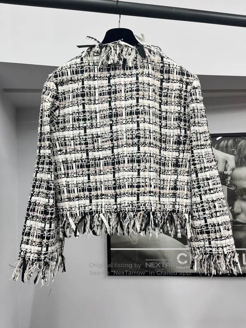 Chanel Chanel Knitted tassel coat in early spring Size XS / US 0-2 / IT 36-38 - 3 Thumbnail