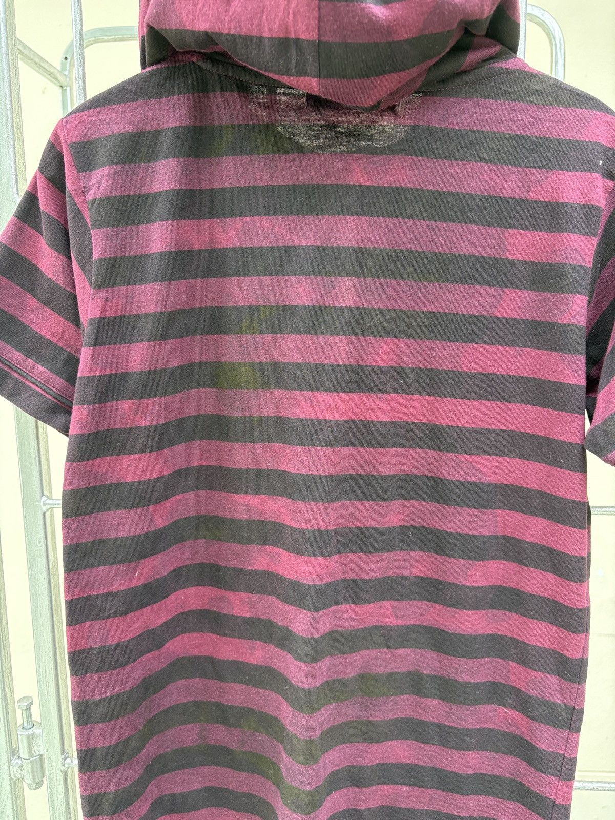 Japanese Brand Wild Life Y2K Punk strip hoodie tee Size M / US 6-8 / IT 42-44 - 8 Thumbnail
