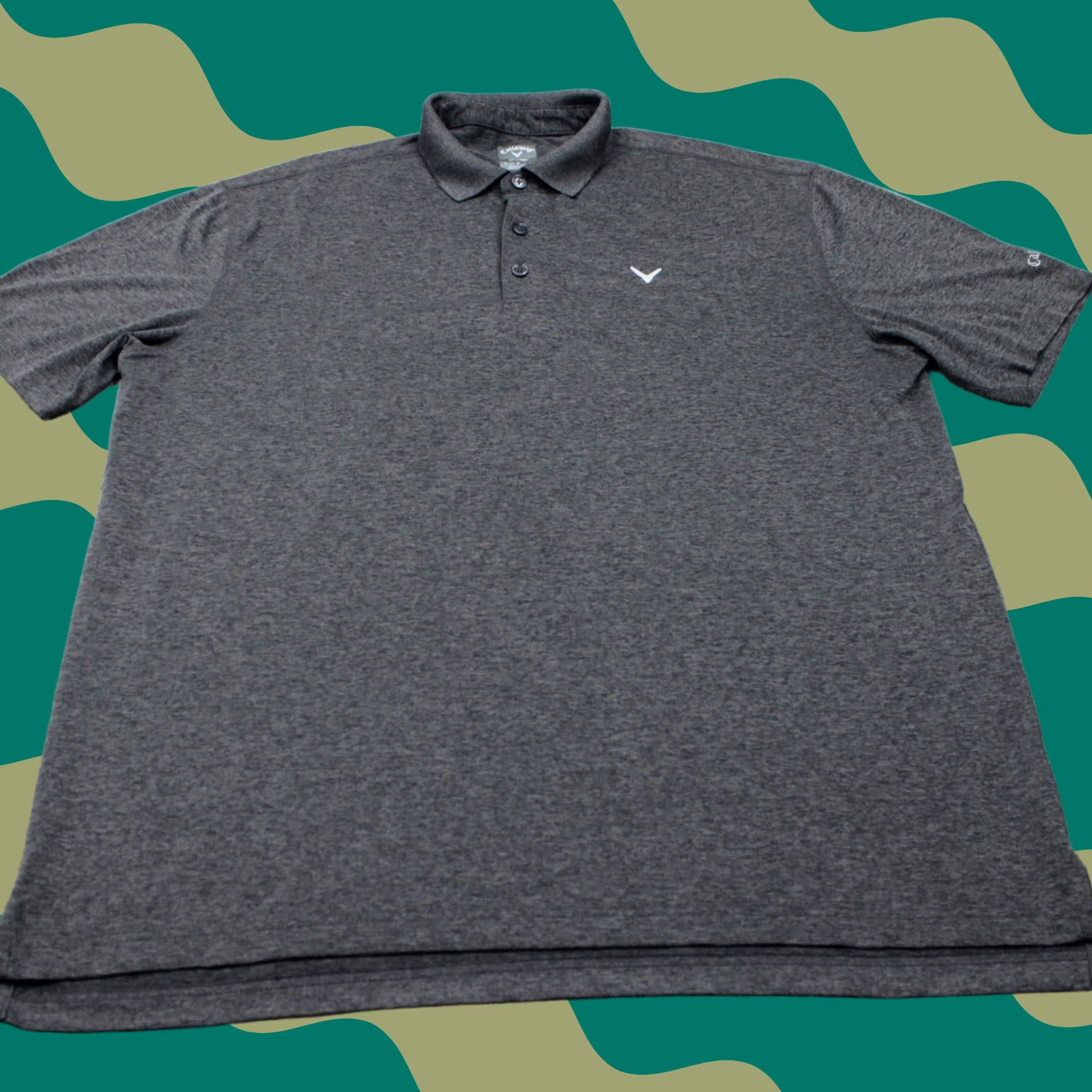 Callaway Callaway Polo Shirt Men Large Gray Opti-Dri Golf Stretch Short Sleeve Athletic - Mens Size US L / EU 52-54 / 3 - 1 Thumbnail