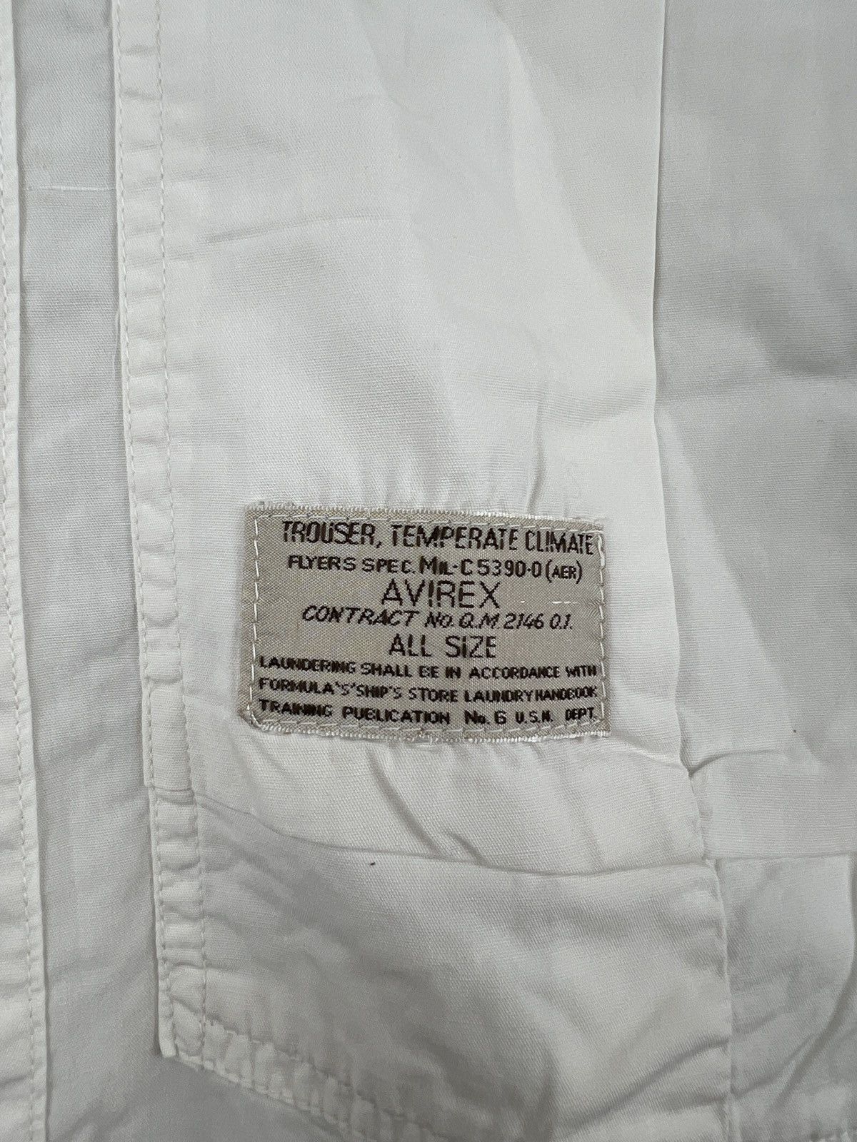Avirex × Vintage Vintage Avirex USA N.Y Military Trouser Flyers spec. Mil Size US XL / EU 56 / 4 - 4 Thumbnail