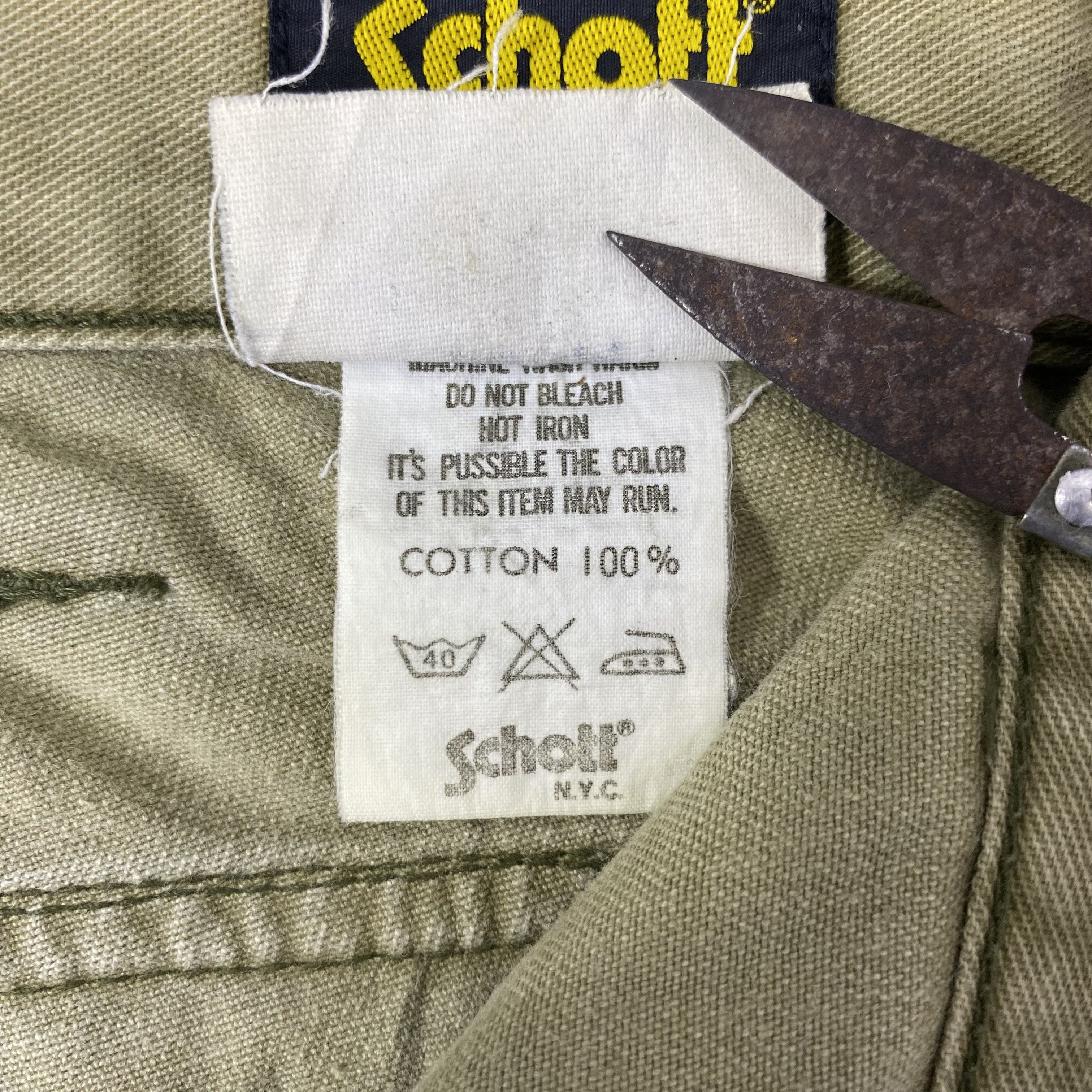 Schott Schott NYC Military Cargo Pants-C002 Size US 30 / EU 46 - 10 Thumbnail