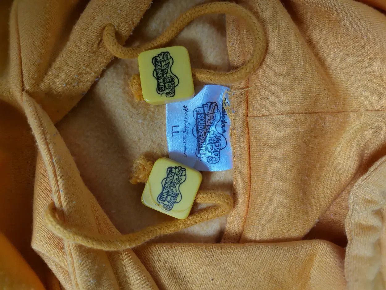 Cartoon Network Rare!!! Spongebob Squarepants Big Logo Hoodie Sweatshirt Size US L / EU 52-54 / 3 - 15 Thumbnail
