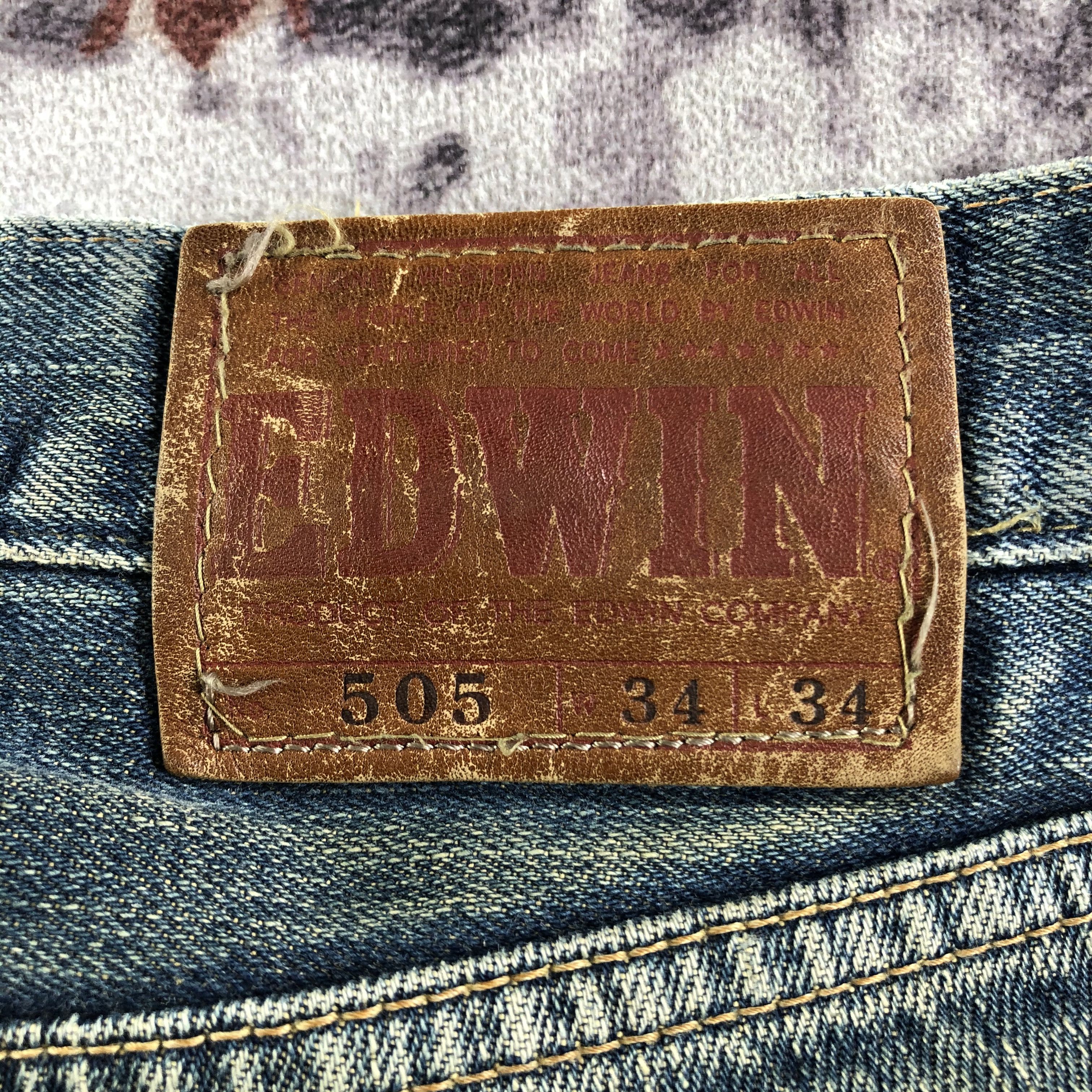 Edwin Vintage Edwin 505 Selvedge Jeans-JM3552 Size US 34 / EU 50 - 5 Thumbnail