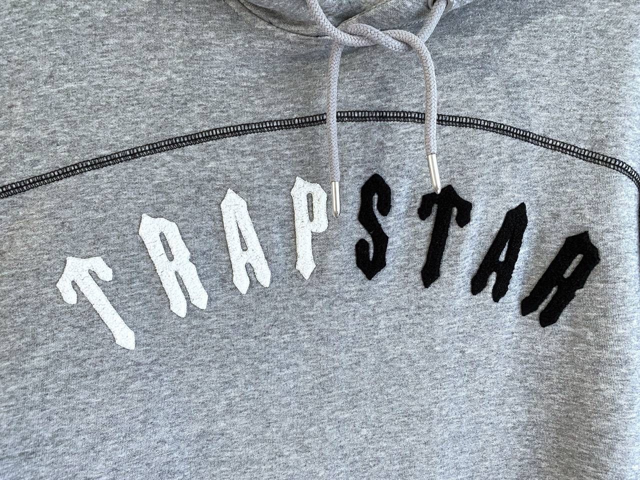 Trapstar London Trapstar It's a Secret Big Teddy Logo Men's Grey Hoodie, L Size US L / EU 52-54 / 3 - 9 Thumbnail