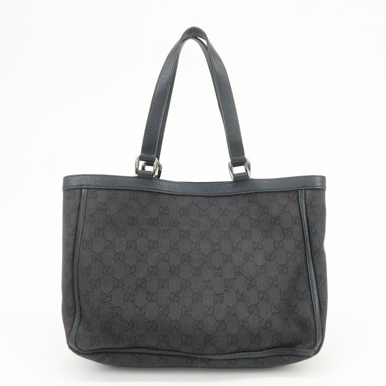 Gucci Gucci Abbey GG Canvas & Leather Shoulder Bag Black Size ONE SIZE - 2 Thumbnail