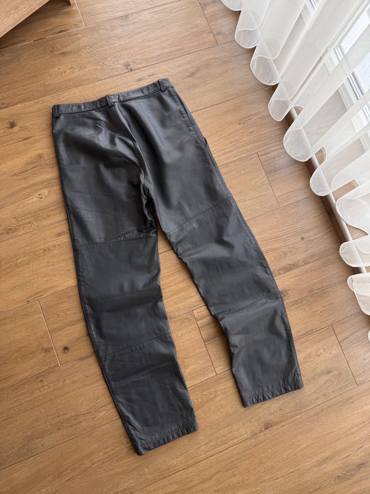 Dainese × Genuine Leather × Vintage Vintage Dainese Streetwear Leather Moto W' Pants Size 25" / US 0 / IT 36 - 9 Thumbnail