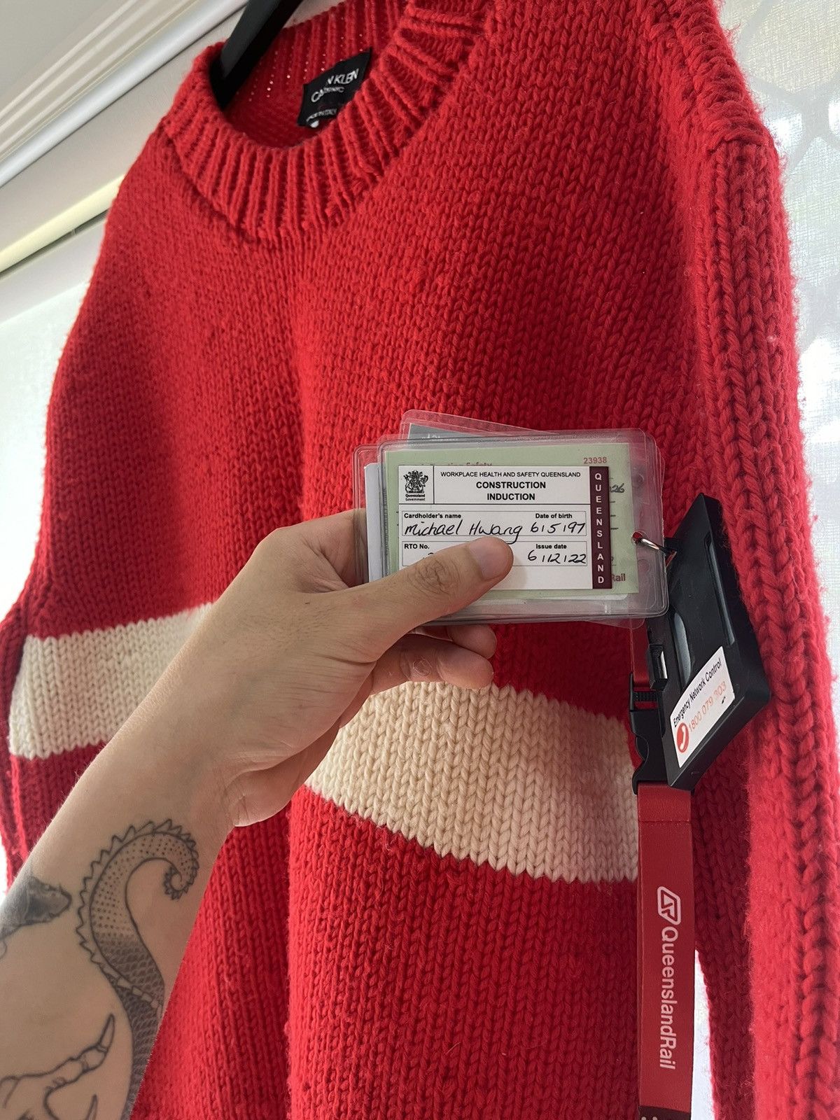 Calvin Klein 205W39NYC CK205W39NYC Distressed Knit Sweater Size US M / EU 48-50 / 2 - 5 Thumbnail