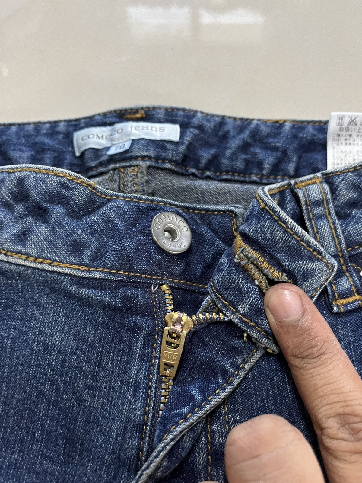 Tornado Mart Flare Jeans comoco Iron star bead wideleg Size US 29 - 9 Thumbnail