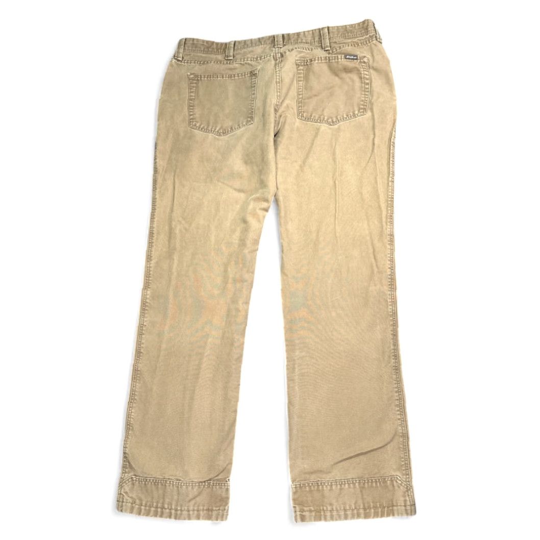 Eddie Bauer Eddie Bauer Pants Mens 38x31 Brown Tan Canvas Heavyweight Cotton Gorpcore Size US 38 / EU 54 - 2 Thumbnail