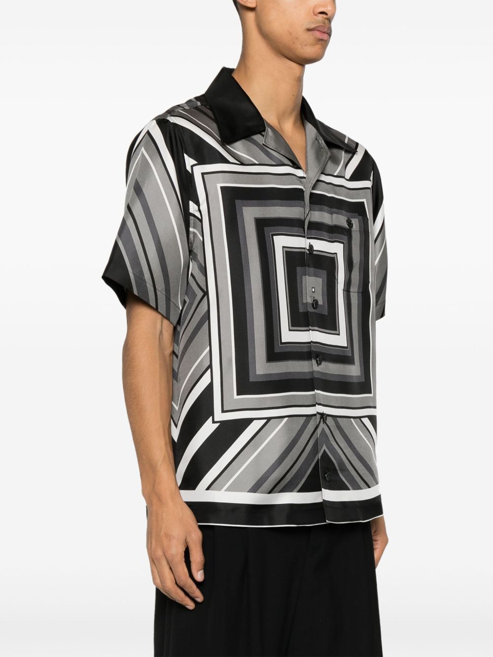 Dolce & Gabbana Dolce & Gabbana Geometric-print silk shirt Size US L / EU 52-54 / 3 - 6 Thumbnail