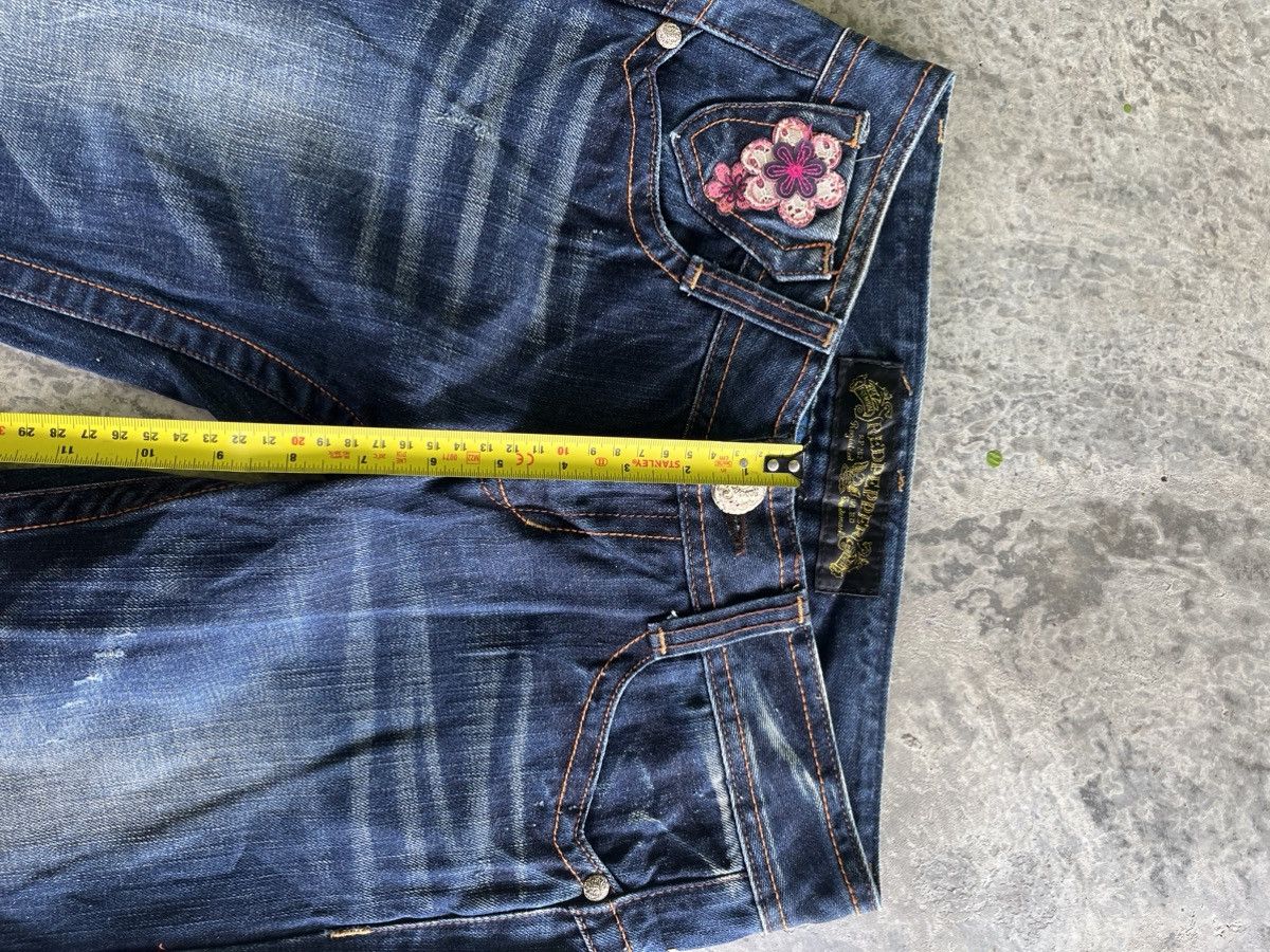 Japanese Brand × Vintage Flare Red Pepper Denim Size US 30 / EU 46 - 8 Thumbnail