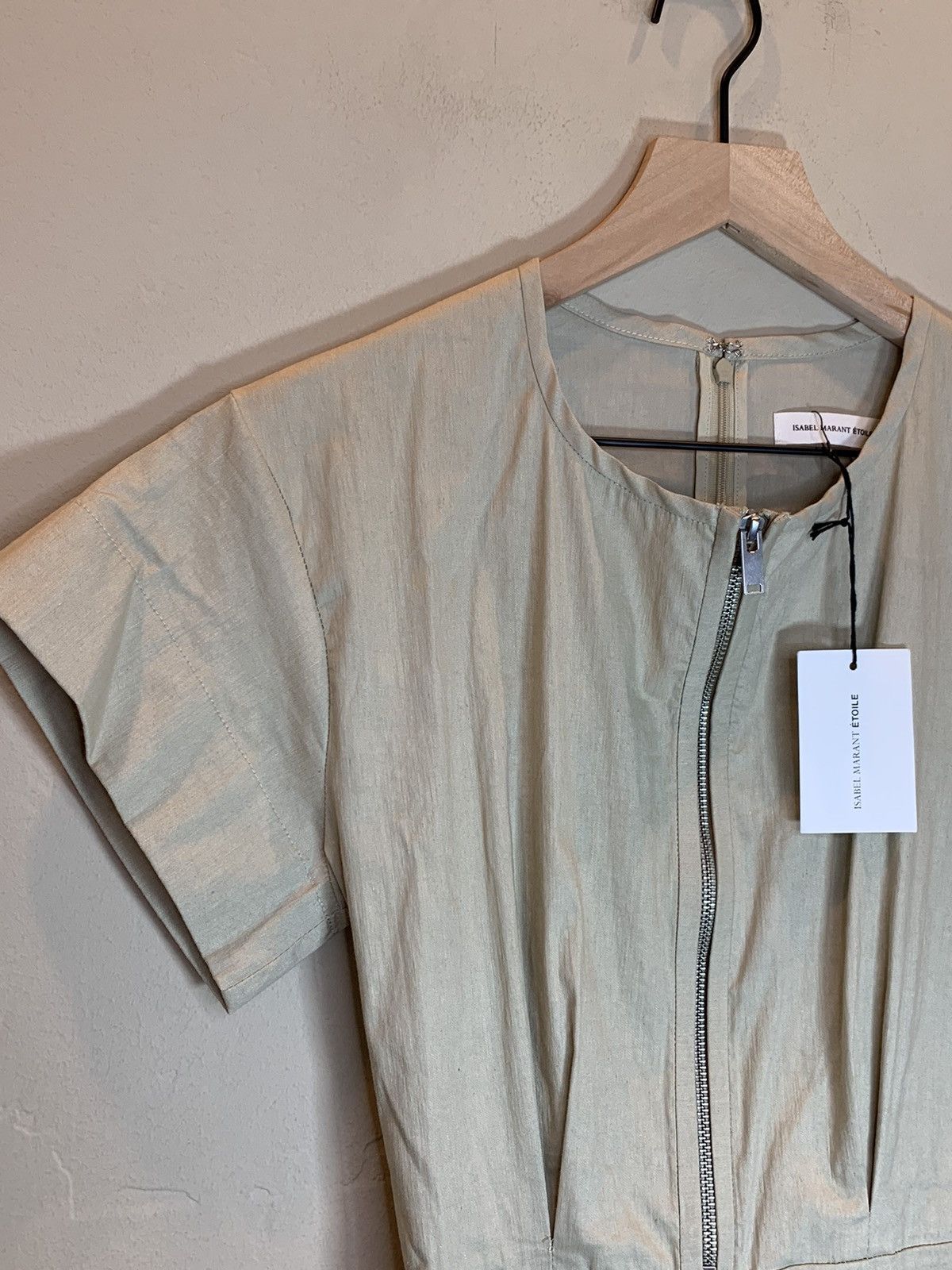 Isabel Marant Etoile RARE New Isabel Marant Étoile Robe Neit Ecru Zip Shirt Dress Size XS / US 0-2 / IT 36-38 - 3 Thumbnail