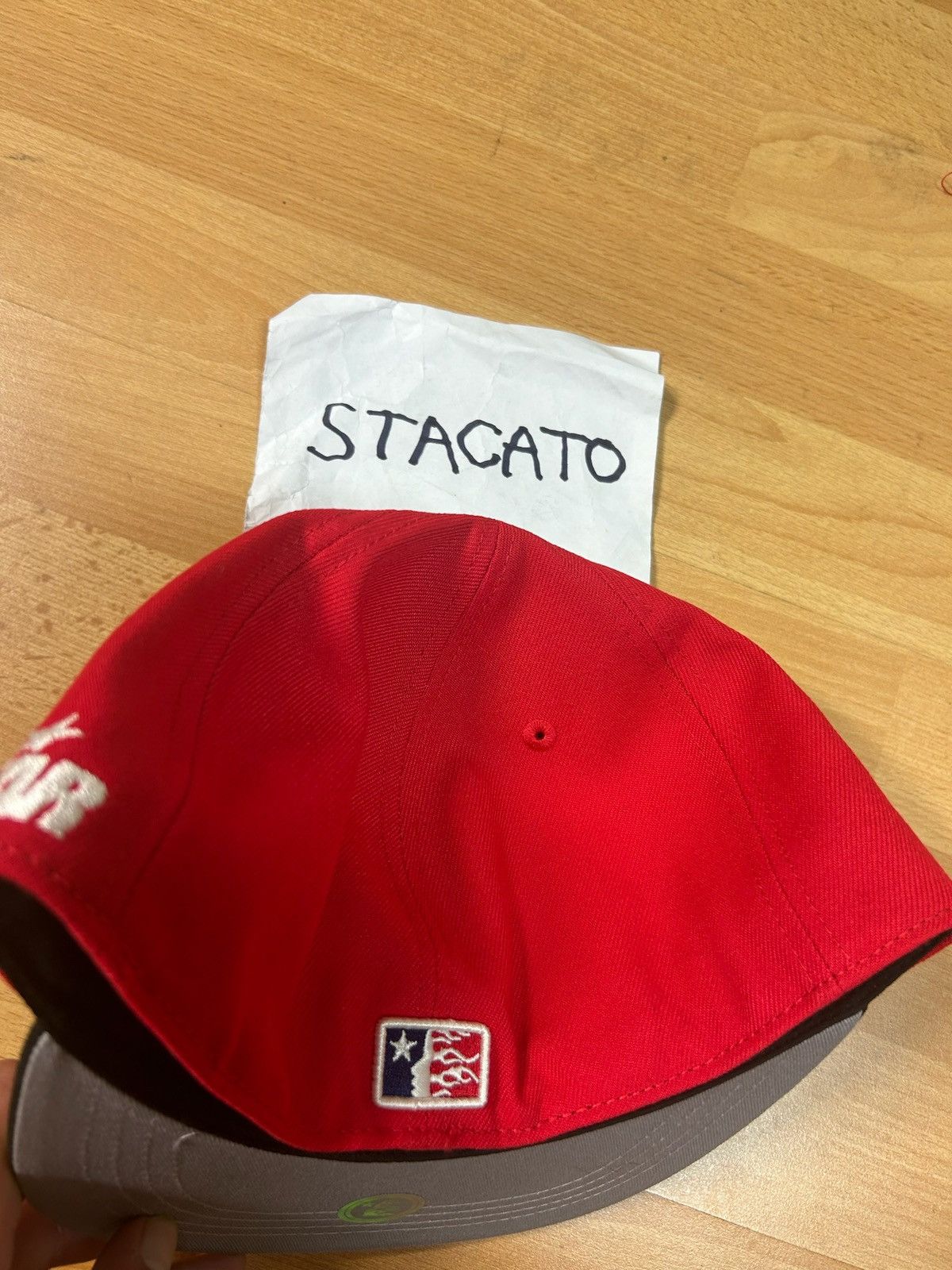 HELLSTAR Hellstar Fitted Hat Black/Red size 7 1/2” Size ONE SIZE - 4 Thumbnail