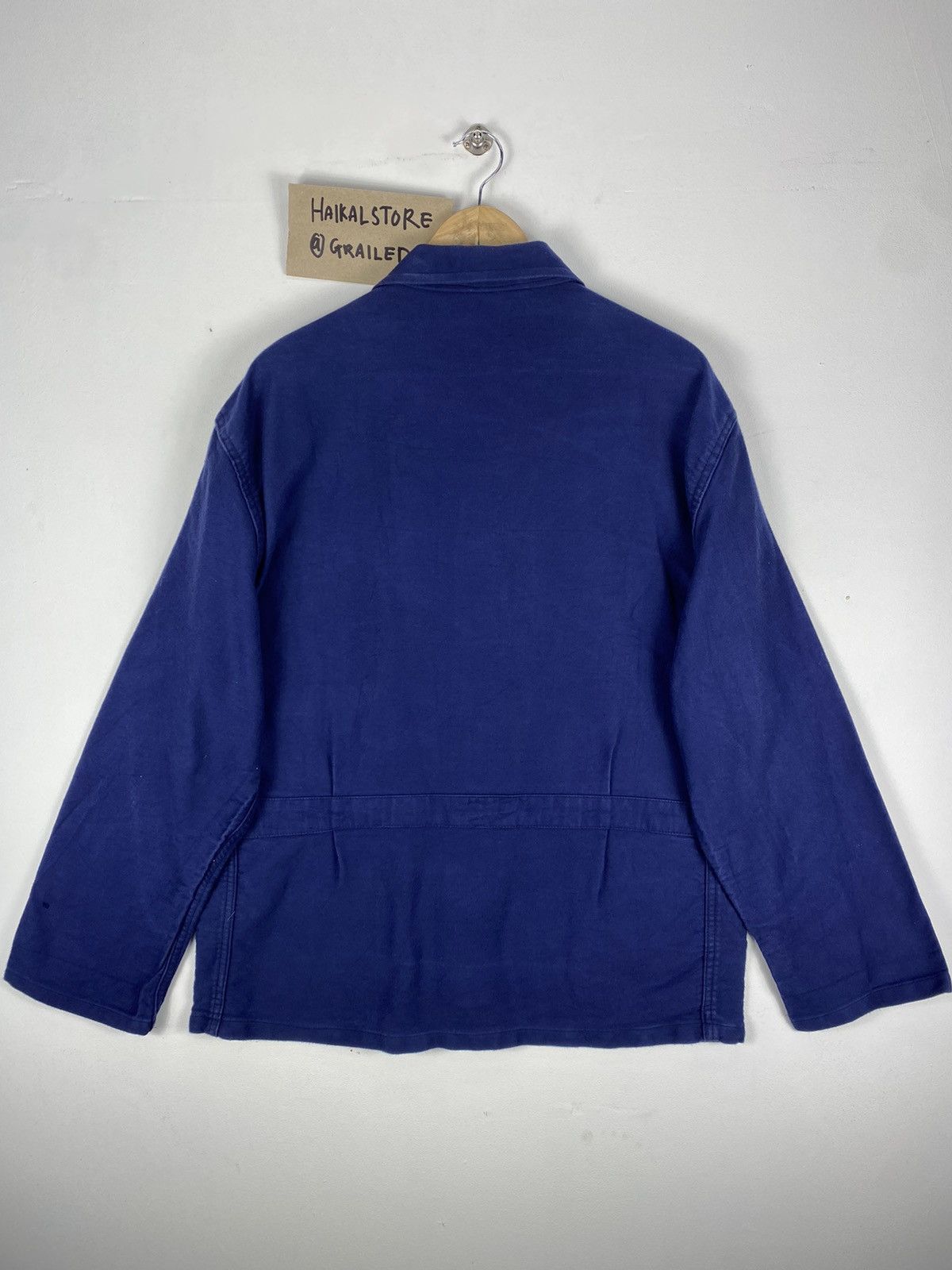 Le Laboureur Vintage 70’s Sanfor Europe Work Jacket Indigo Size US L / EU 52-54 / 3 - 4 Thumbnail