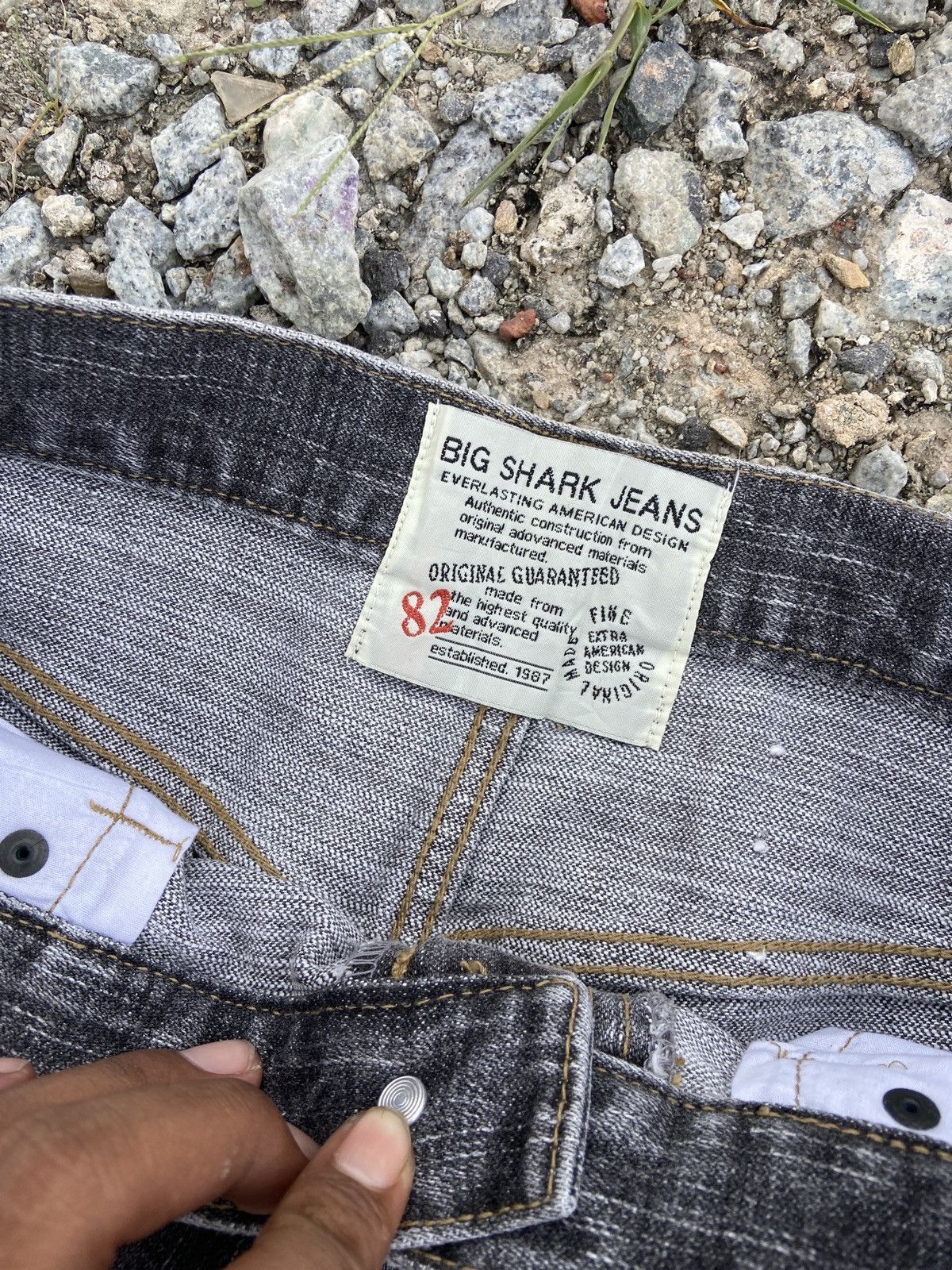 Affliction × Japanese Brand × Vintage Vintage Crazy Design Affliaction Inspired Denim Size US 32 / EU 48 - 8 Thumbnail