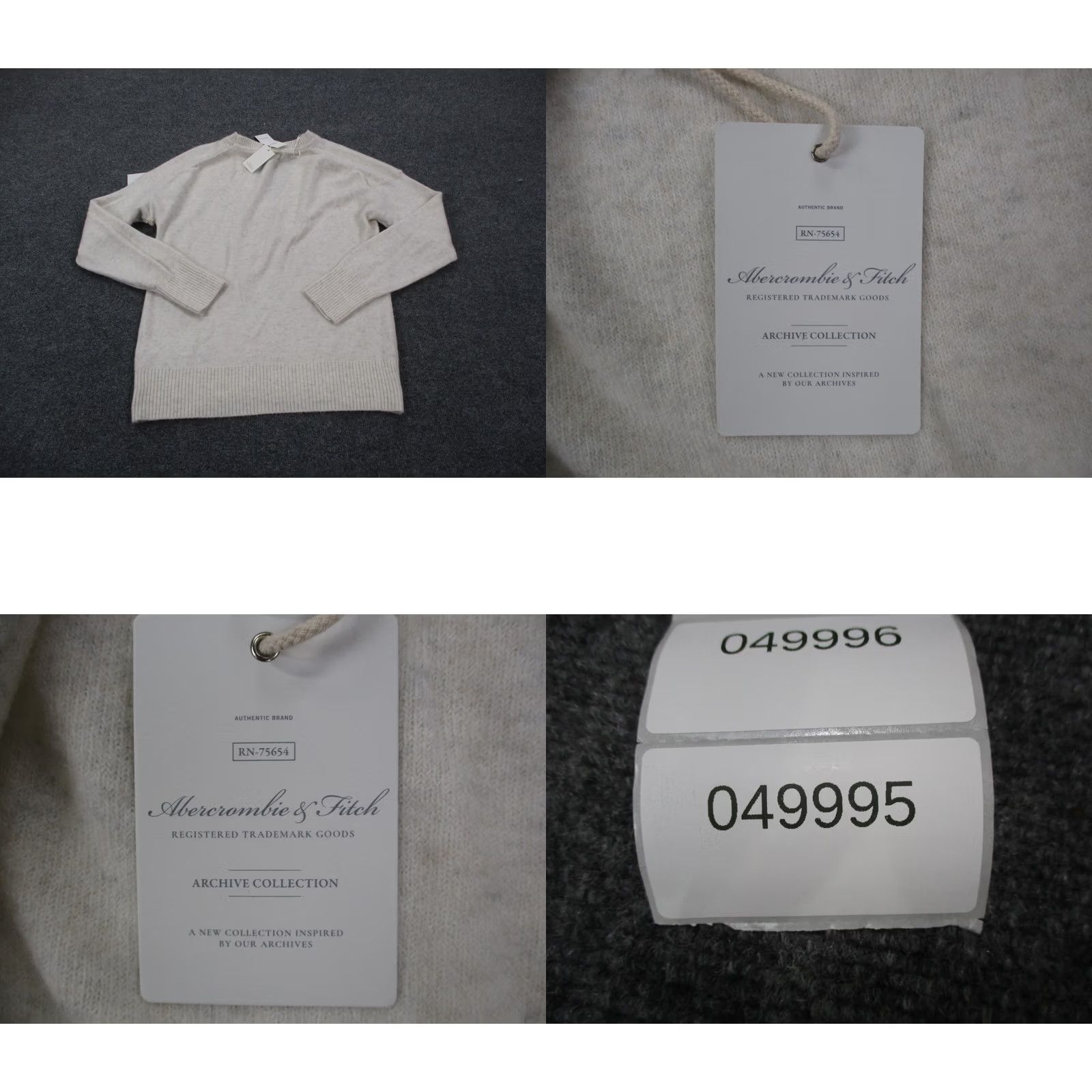Abercrombie & Fitch VINTAGE Abercrombie Fitch Sweater Womens M White Merino Wool Pullover Preppy Golf Size M / US 6-8 / IT 42-44 - 9 Thumbnail