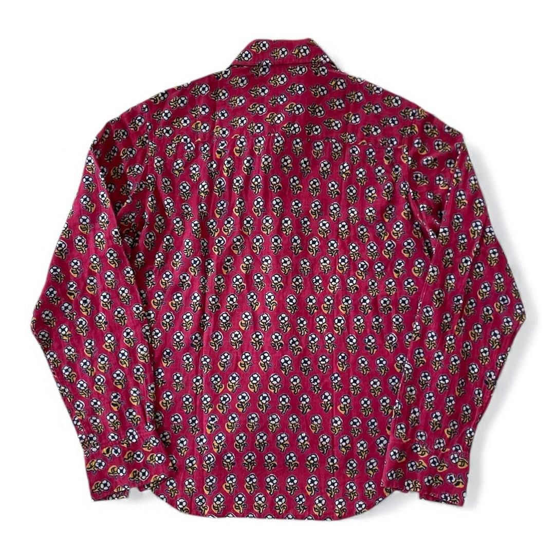 Yohji Yamamoto [Rare Beauty] Y's 90s Floral Pattern Smooth Cotton Shirt Size L / US 10 / IT 46 - 3 Thumbnail