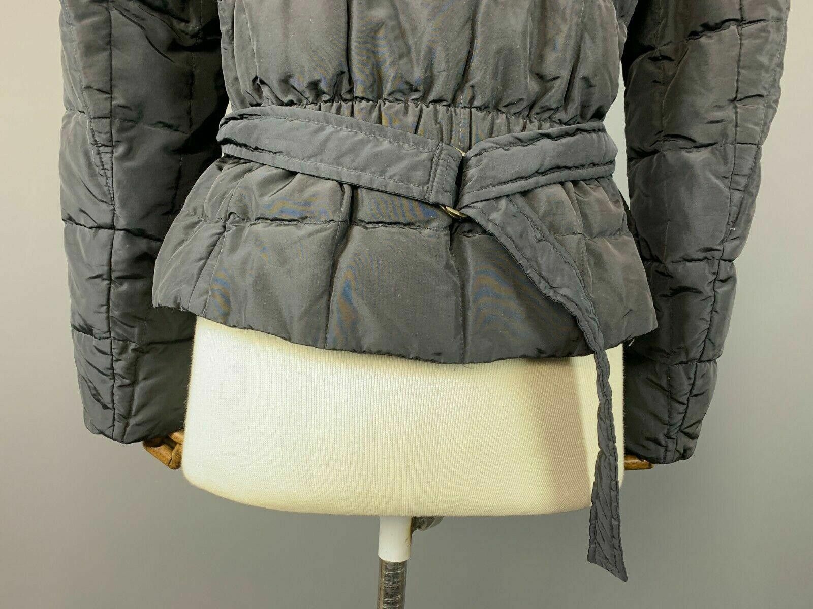 Designer Ladies Weekend Max Mara Black Full Zip Quilted Nylon Jacket Size M / US 6-8 / IT 42-44 - 8 Thumbnail
