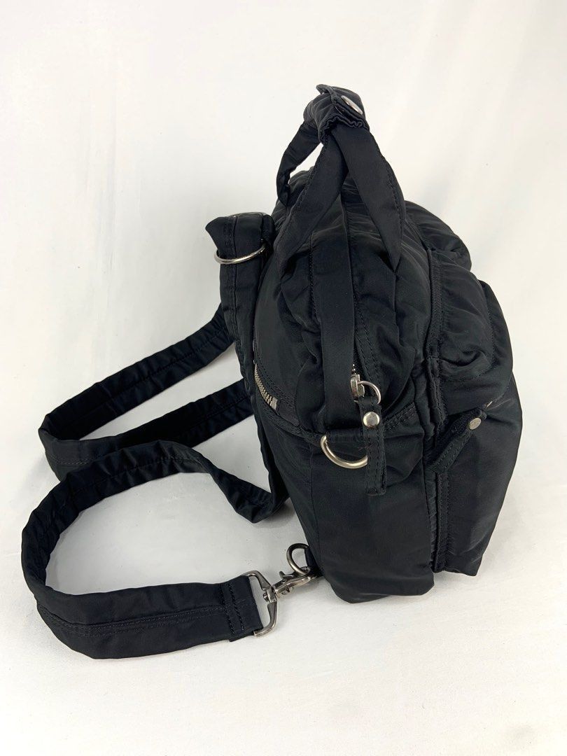 Jean Paul Gaultier Jean Paul Gaultier Embossed Black Nylon 3 Way Bag Size ONE SIZE - 6 Thumbnail