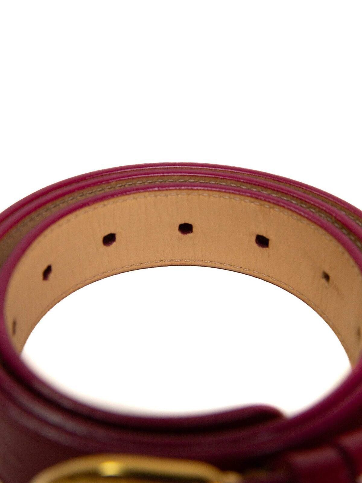 Louis Vuitton Louis Vuitton Womens Monogram Belt Pomdamul Red 10 Red Size ONE SIZE - 4 Thumbnail