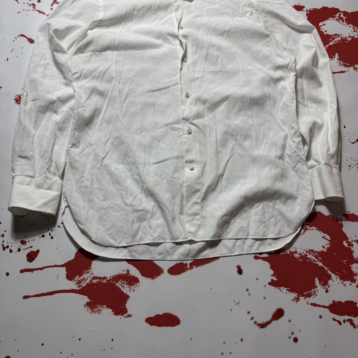 Ermenegildo Zegna × Vintage vintage 90s erminegildo zegna shirt silk Size US M / EU 48-50 / 2 - 3 Thumbnail
