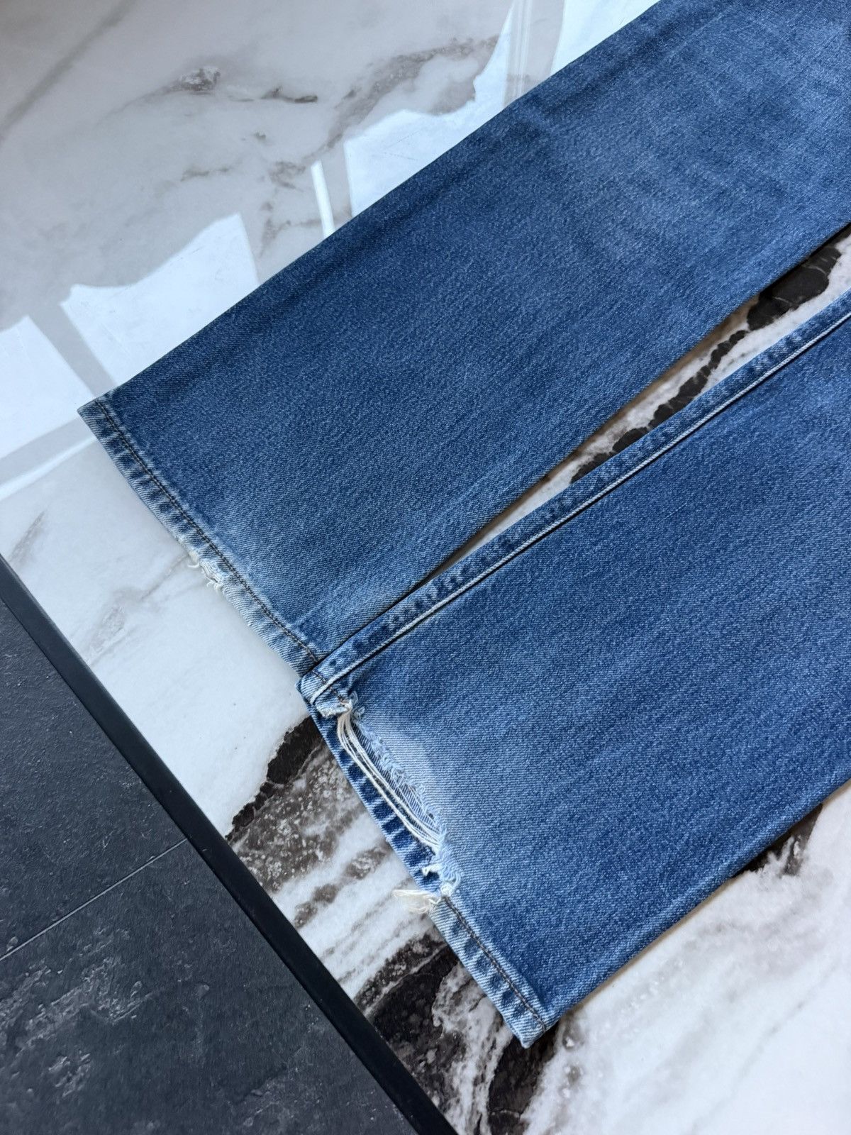 Levi's Levi's 501 Vintage Distressed Denim W32 L32 Y2K Avantgarde Size US 32 / EU 48 - 11 Thumbnail