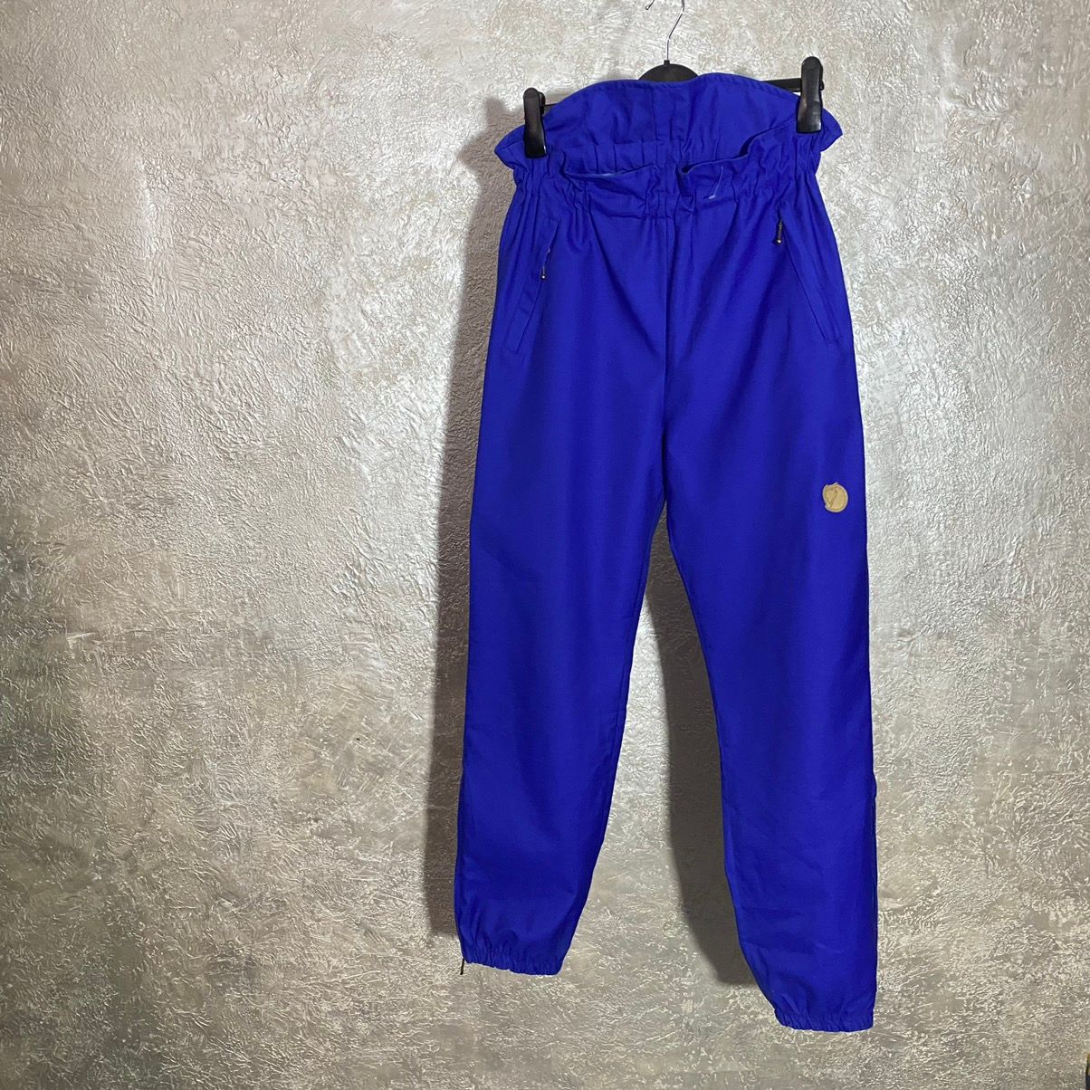 Pre-owned Fjallraven X Outdoor Life Vintage 1990s Fjallraven Hiking Tracking Pants Gorpcore In Navy