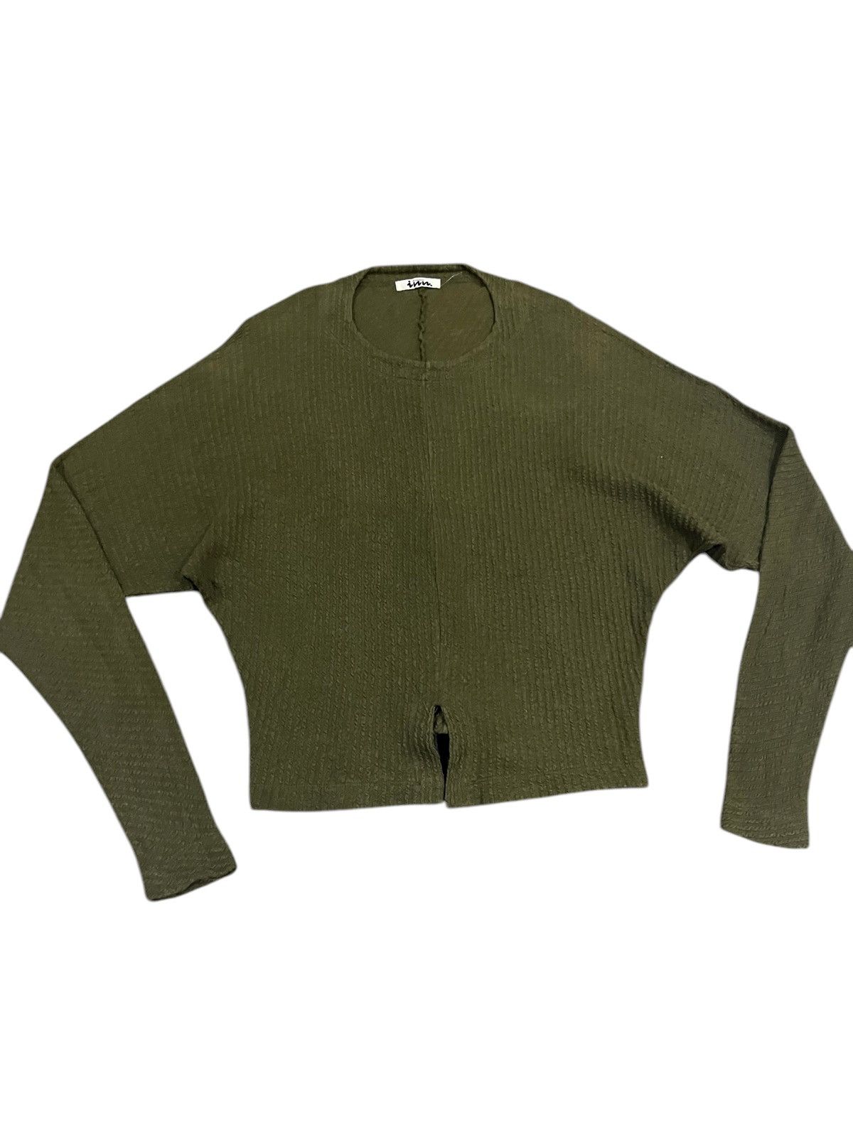 Issey Miyake vintage plantation by issey miyake batwing knit top green Size M / US 6-8 / IT 42-44 - 3 Thumbnail