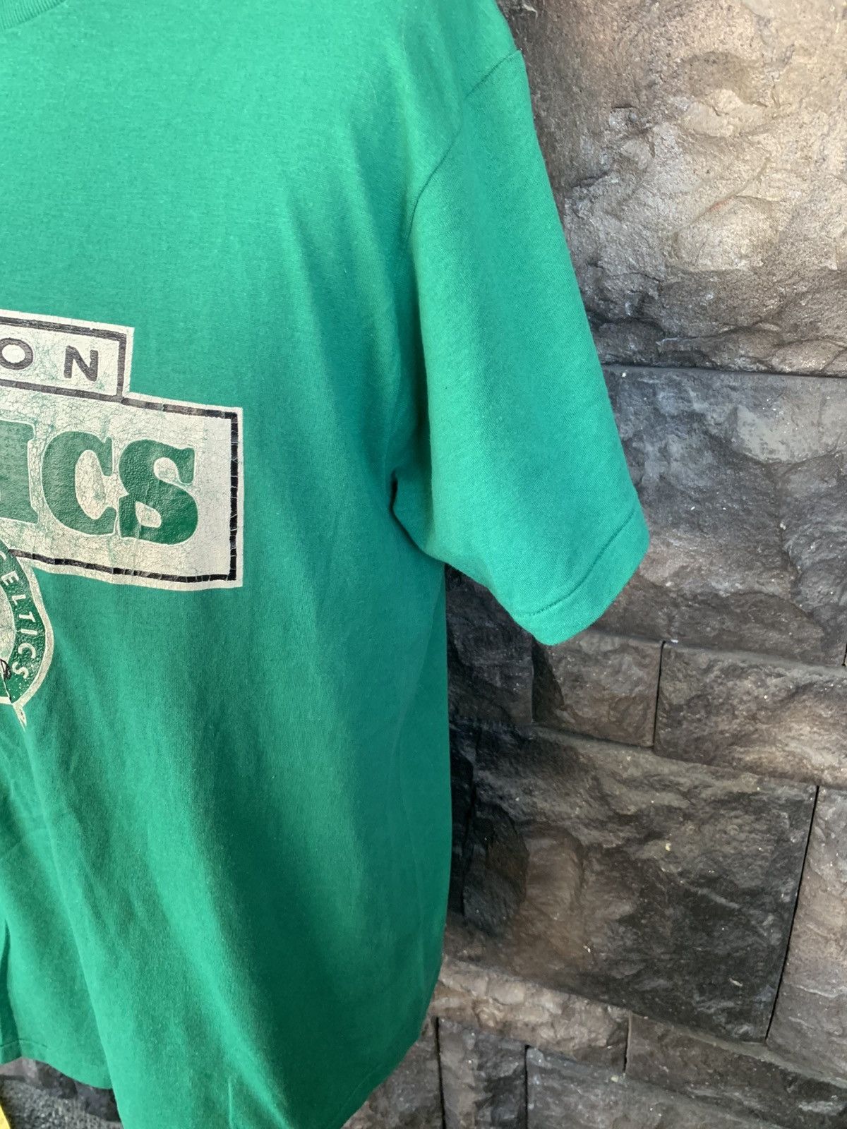 NBA Vintage 80s Boston Celtics NBA Basketball Champion T shirt Size US XL / EU 56 / 4 - 5 Thumbnail