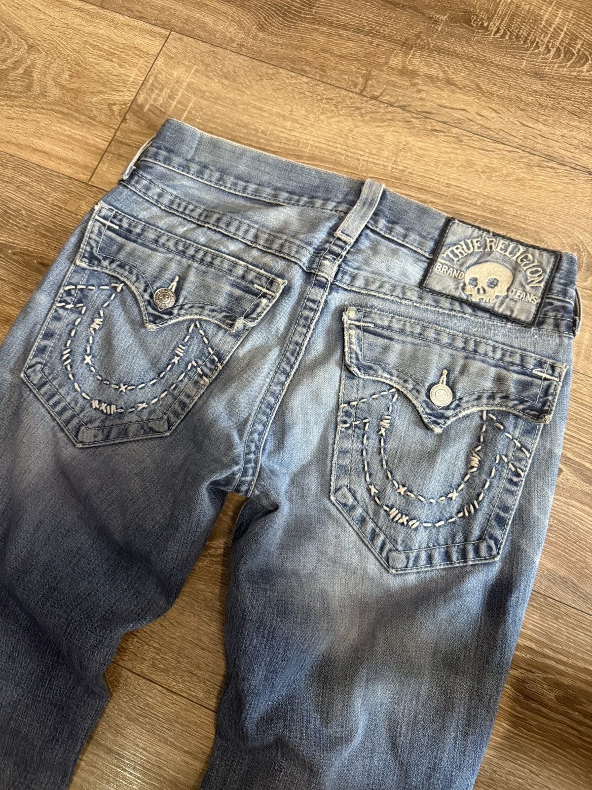 True Religion true religion jeans skull tag, vintage Size US 31 - 6 Thumbnail