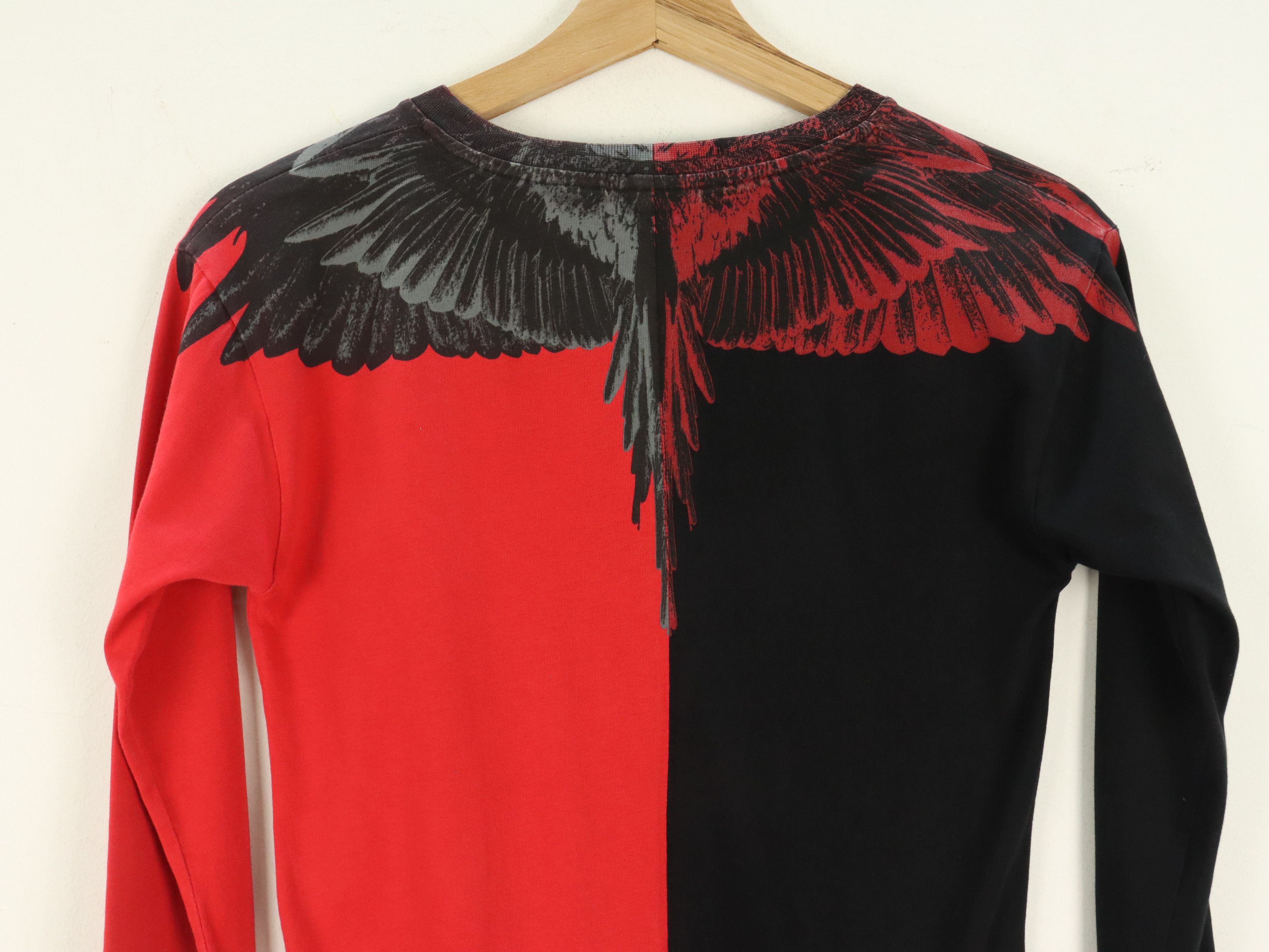 Marcelo Burlon Marcelo Burlon Icon Wings Two Tone Longsleeve Shirt Size US XS / EU 42 / 0 - 4 Thumbnail