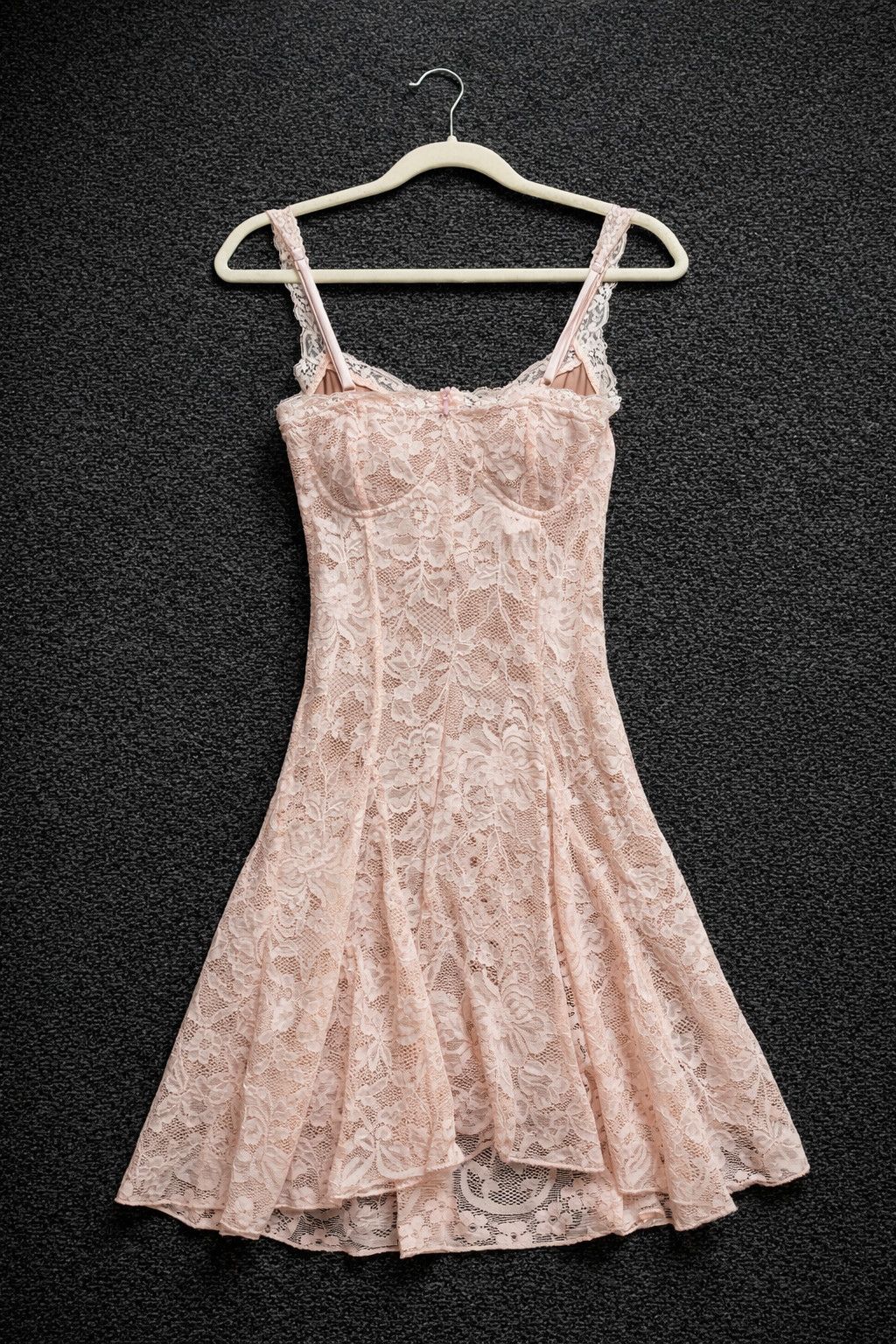 House of CB Perfectly Pink Lace Minidress