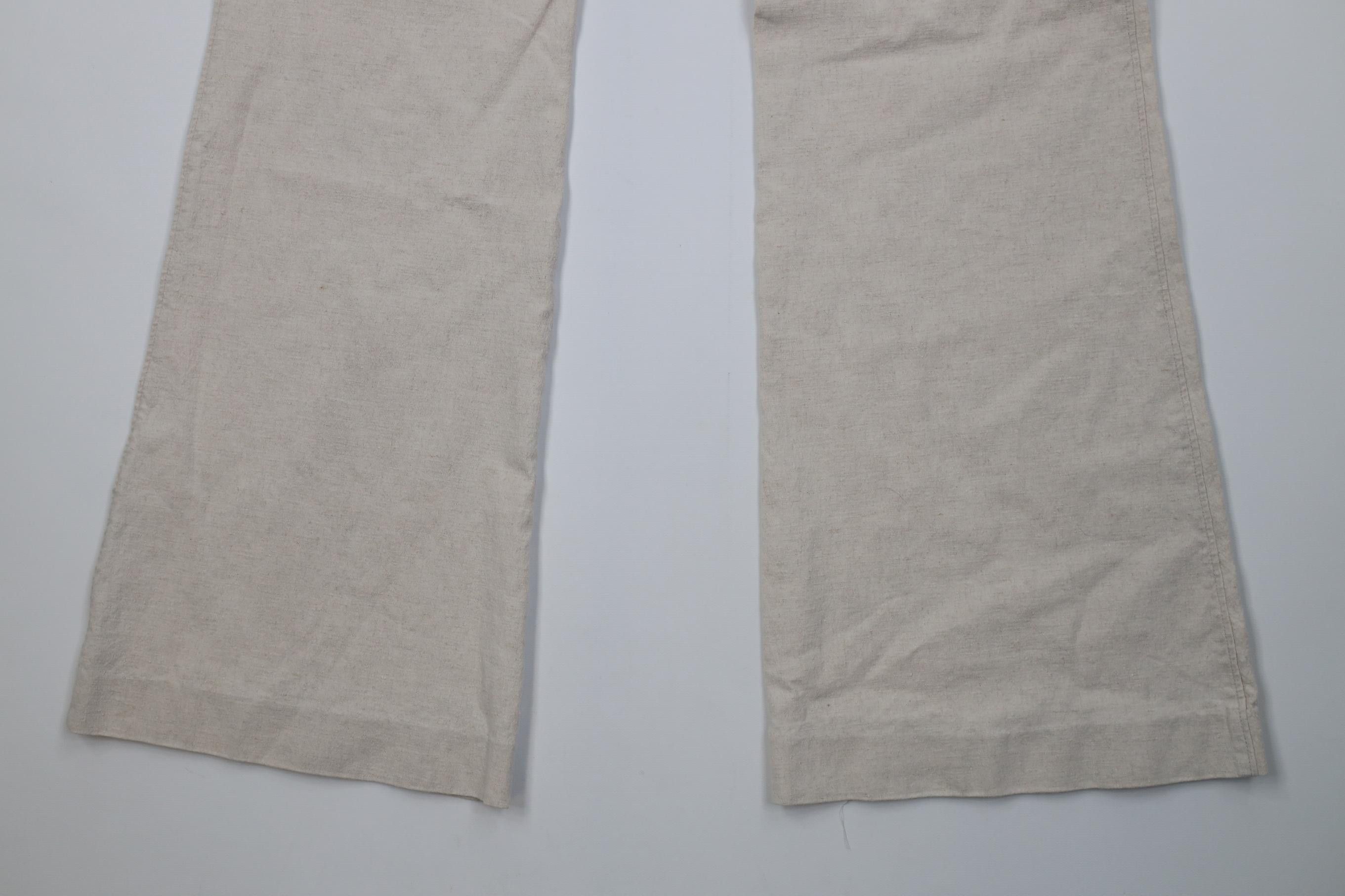 Vintage Vintage 90s Y2K Babydoll Flared Wide Leg Bell Bottoms Pants Size 32" / US 10 / IT 46 - 12 Thumbnail