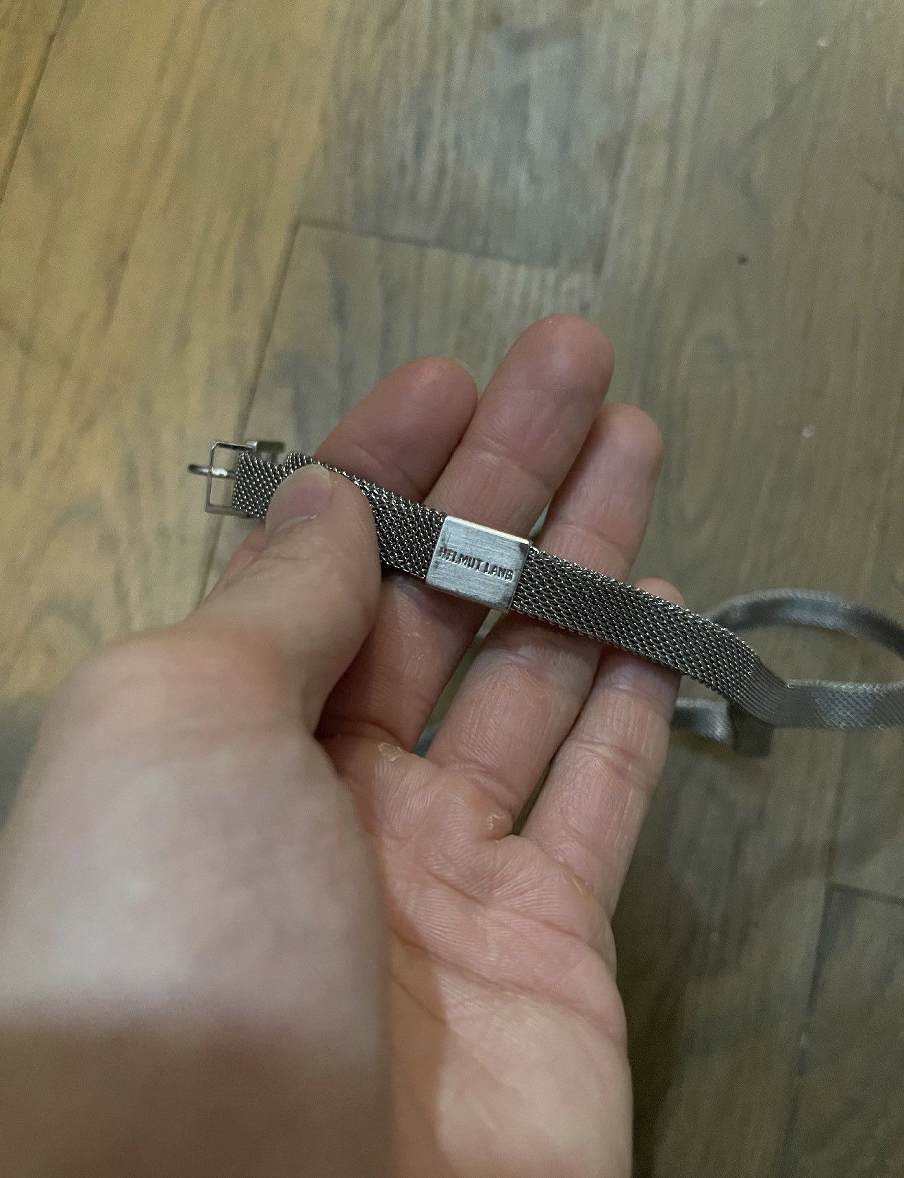Helmut Lang Helmut lang AW04 silver belt Size 30 - 3 Thumbnail