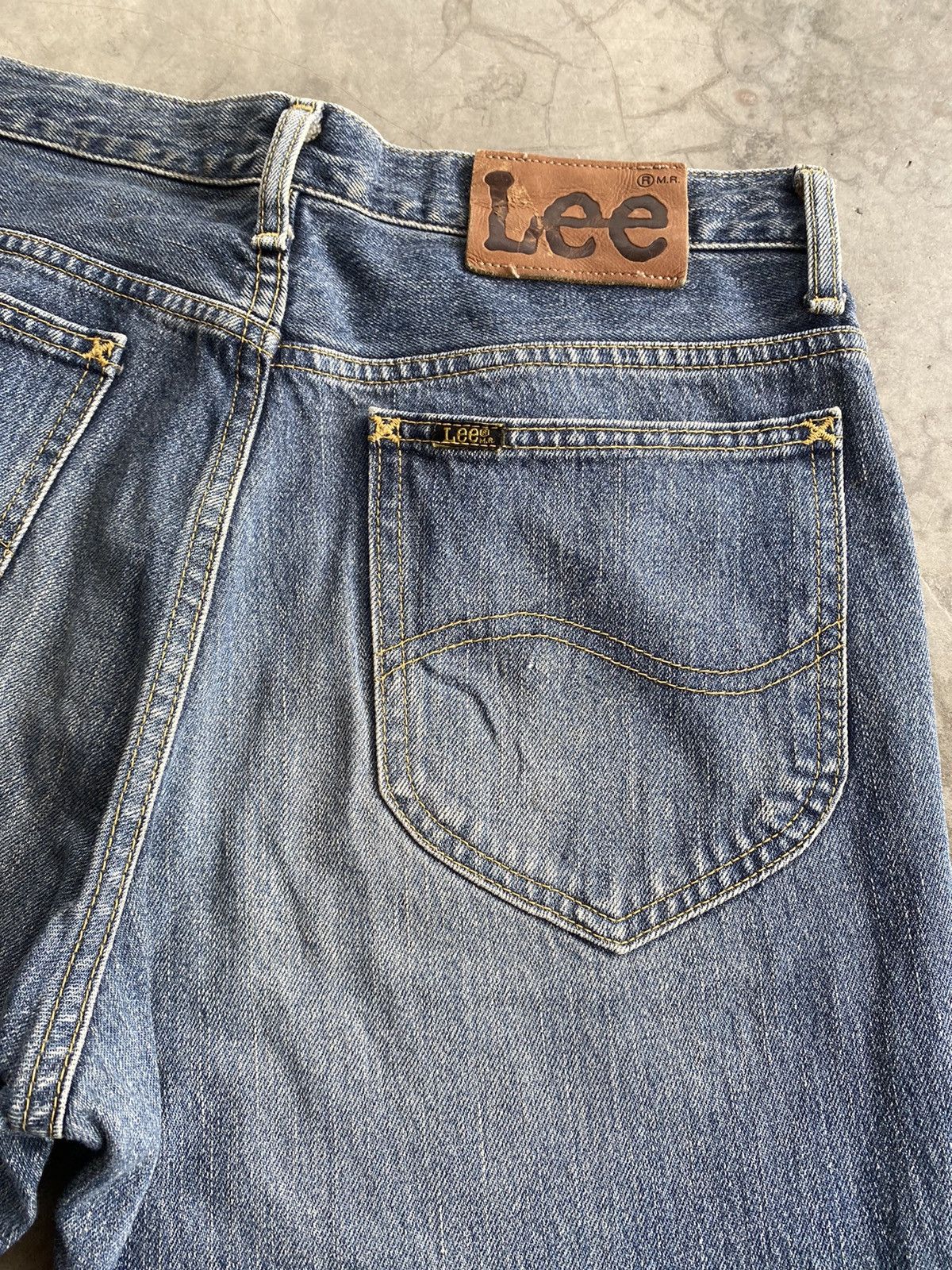 Lee Flare Jeans Japanese Lee Rider Distressed Blue 231 Size US 32 / EU 48 - 16 Thumbnail