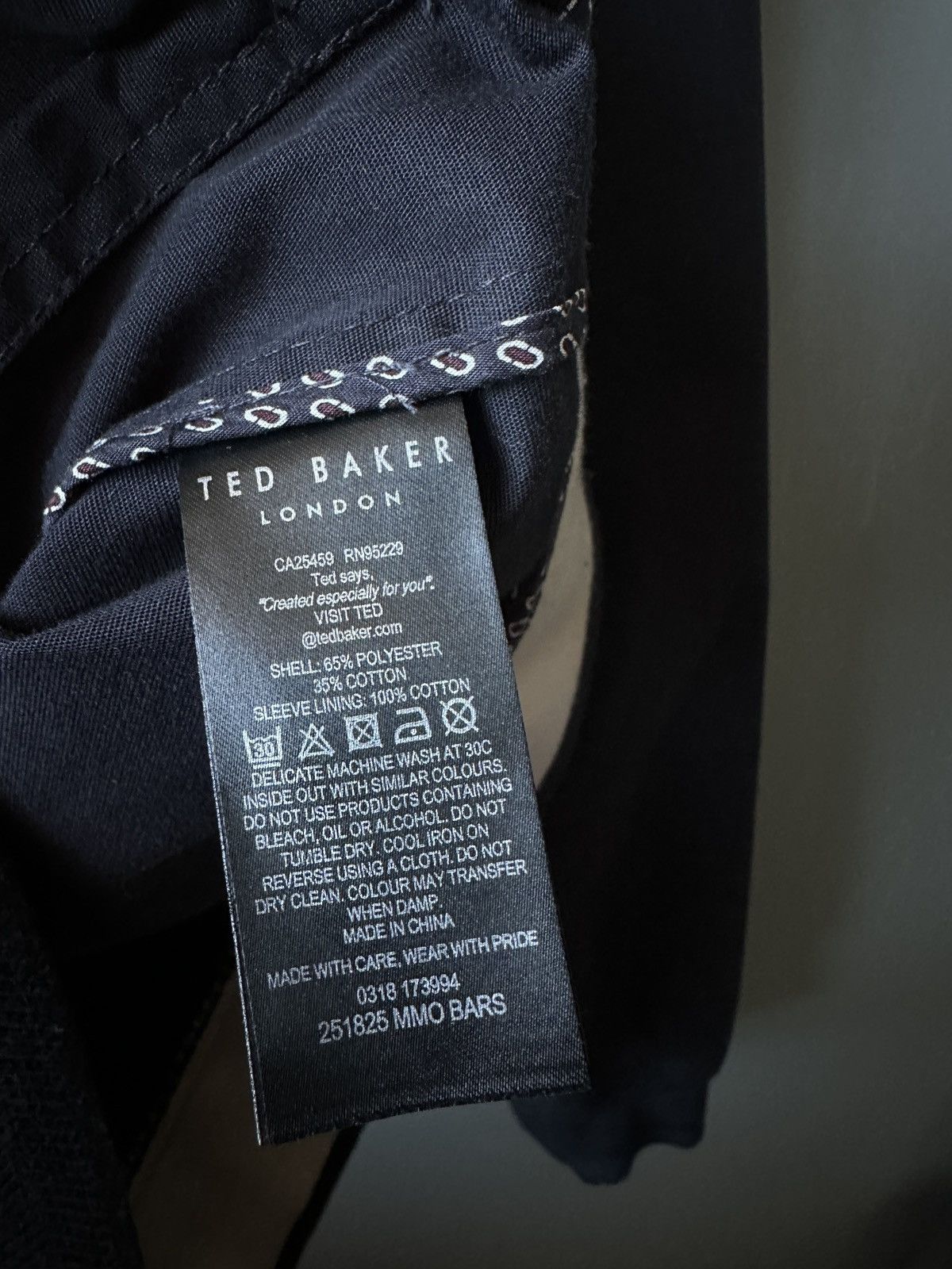Ted Baker Ted Baker Bomber Jacket Size 3 Size US M / EU 48-50 / 2 - 5 Thumbnail