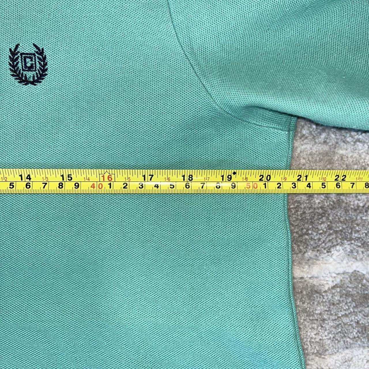 Chaps Vintage Chaps Crest Logo Polo Shirt Mint Green Size Small Size US S / EU 44-46 / 1 - 5 Thumbnail