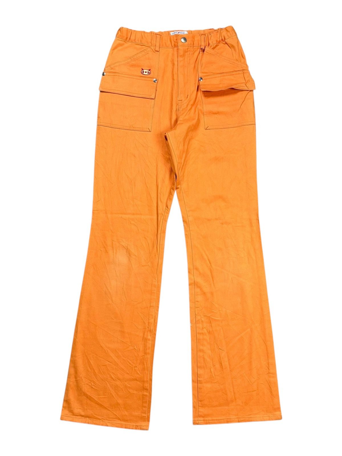 Hysteric Glamour 2000s Angel Blue - Flared Orange Pants Size US 28 / EU 44 - 1 Thumbnail