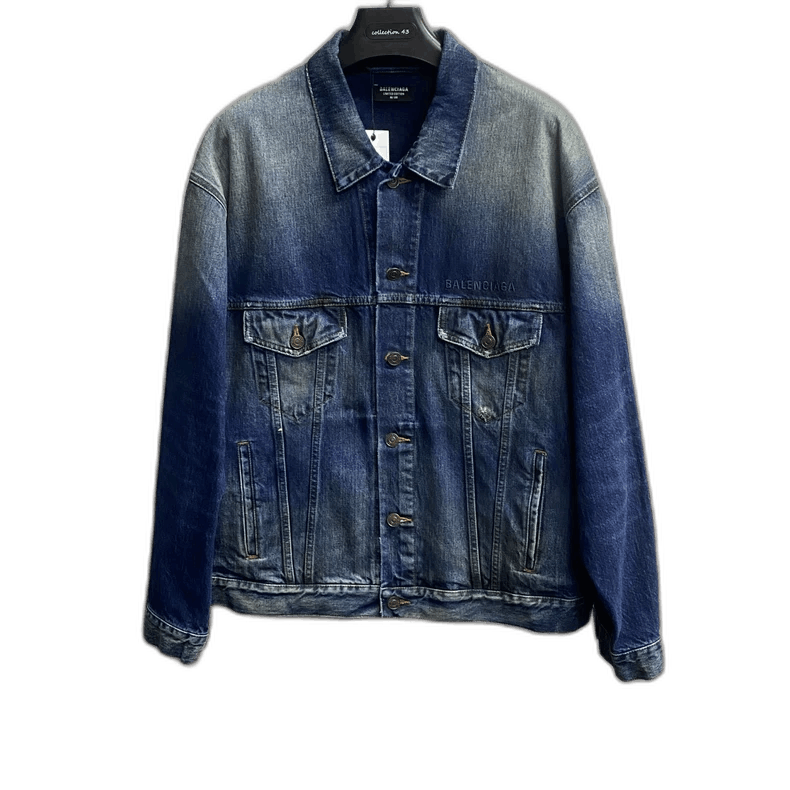 Balenciaga Balenciaga Blue City Limited Edition Denim Jacket Size US S / EU 44-46 / 1 - 1 Thumbnail