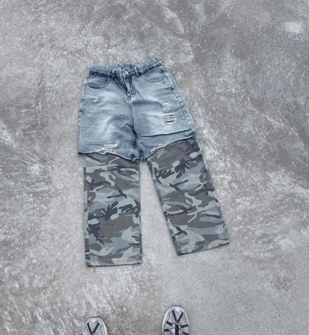 Japanese Brand Vintage Y2K streetwear track oversized Japan wide jeans Size US 30 / EU 46 - 4 Thumbnail