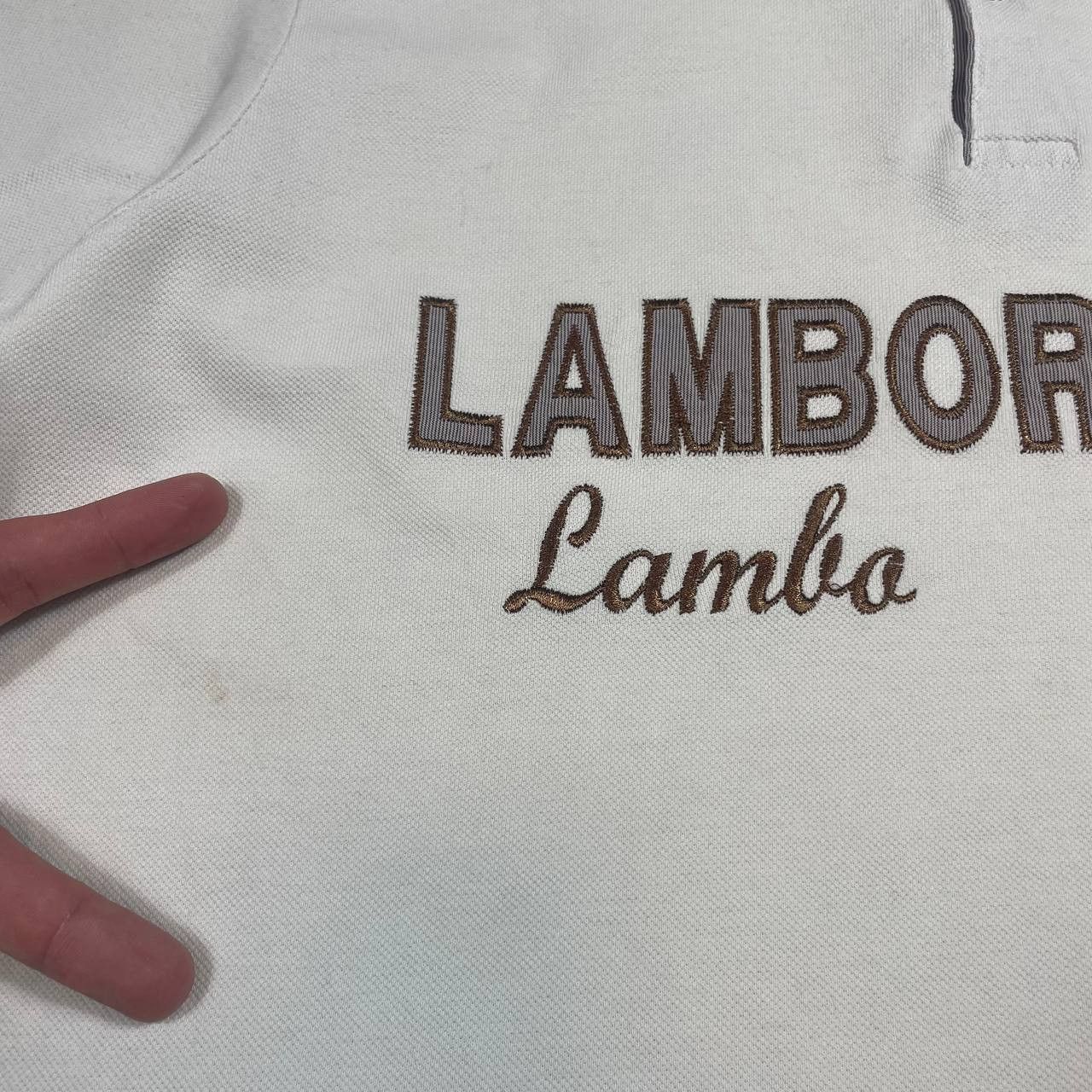 Lamborghini Vintage Y2K Lamborghini Racing Retro Polo T-shirt 90s Style Size US L / EU 52-54 / 3 - 7 Thumbnail