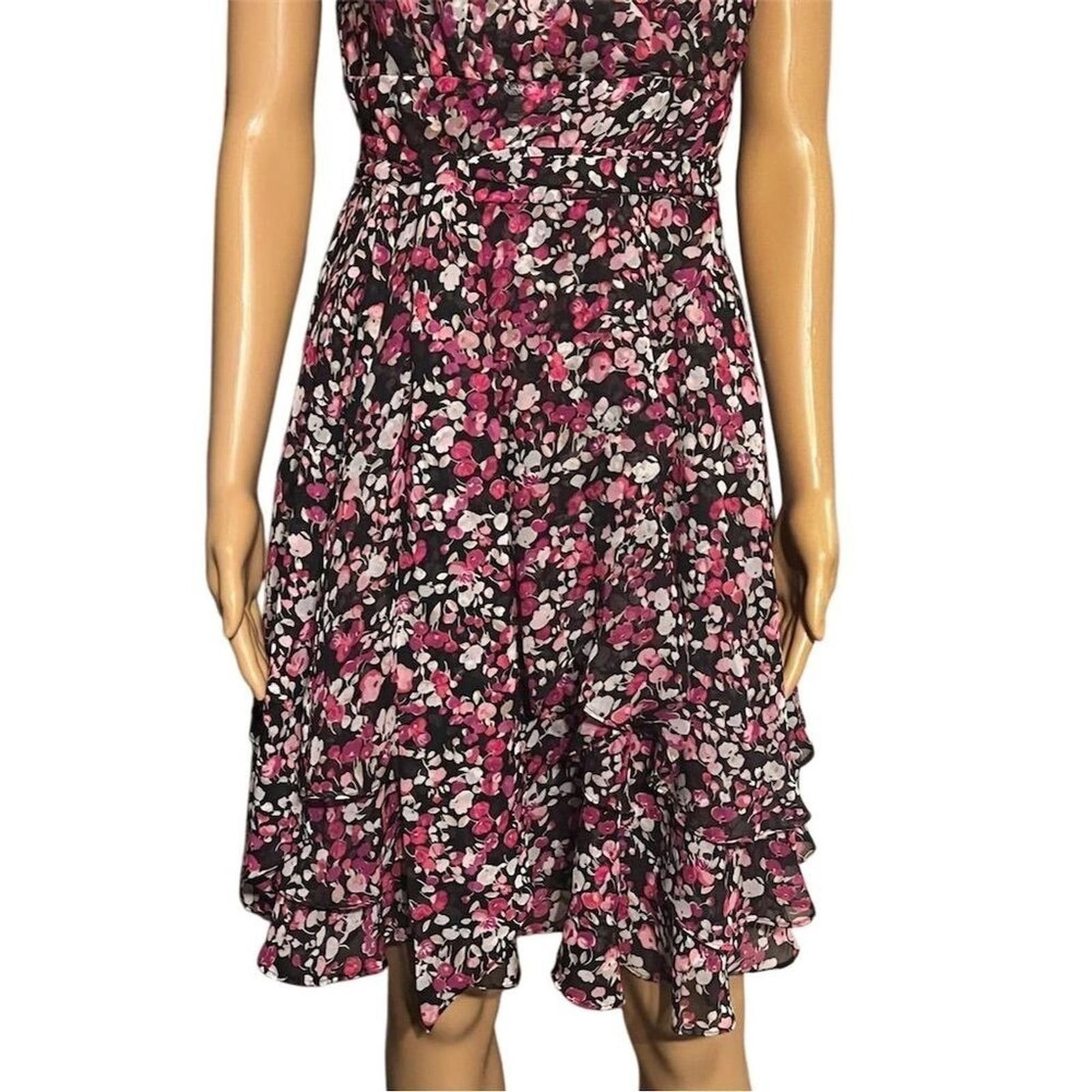 Other White House black market Fit Flare 4 Floral Black Feminine Size S / US 4 / IT 40 - 4 Thumbnail