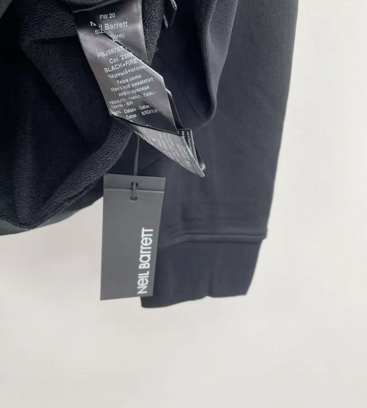 Neil Barrett Neil Barrett Lightning Bolt Hooded Sweatshirt J30 Size US M / EU 48-50 / 2 - 7 Thumbnail