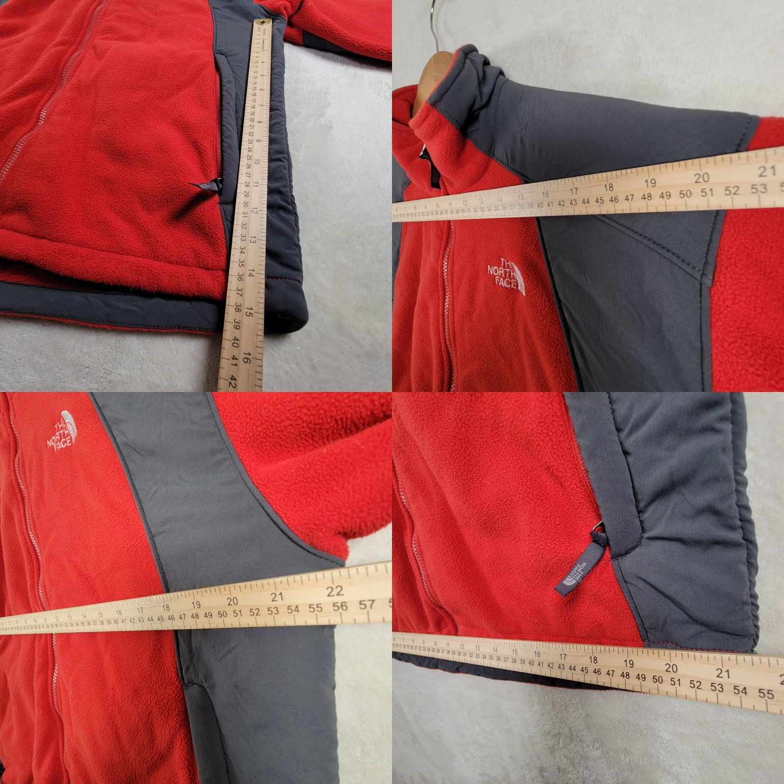 The North Face VINTAGE The North Face Men’s M Khumbu Full Zip Fleece Sweater Jacket Grey Red Shirt/Coat? Size US M / EU 48-50 / 2 - 8 Thumbnail