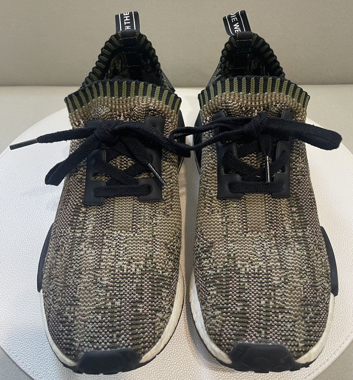 Adidas NMD_R1 PK Olive BA8597 Size Glitch Camo Primeknit
